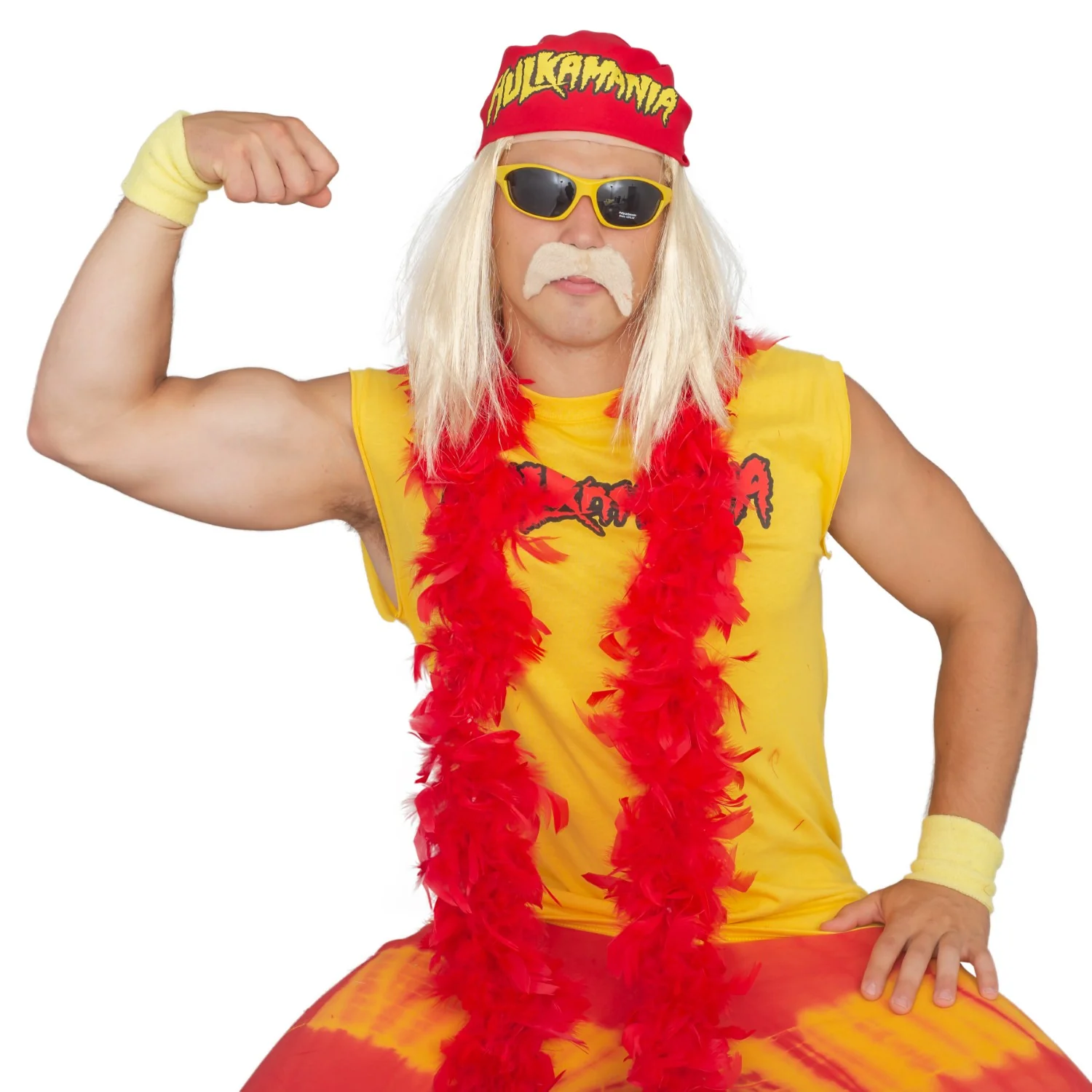 Hulk Hogan Hulkamania Complete Costume Set - Image 2