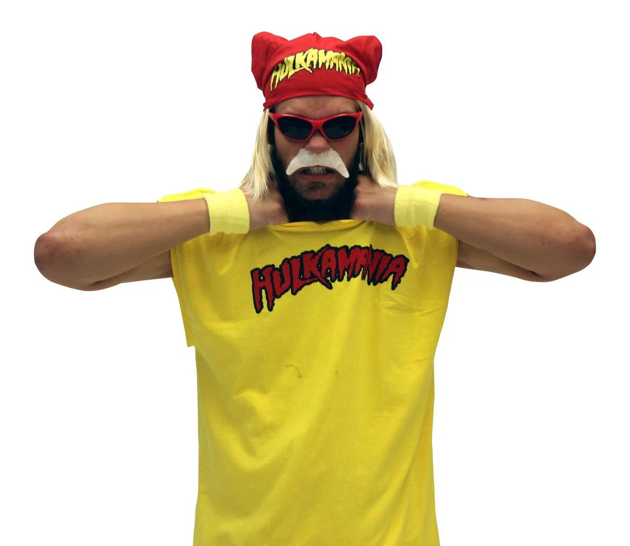Hulk Hogan Hulkamania Complete Costume Set - Image 6