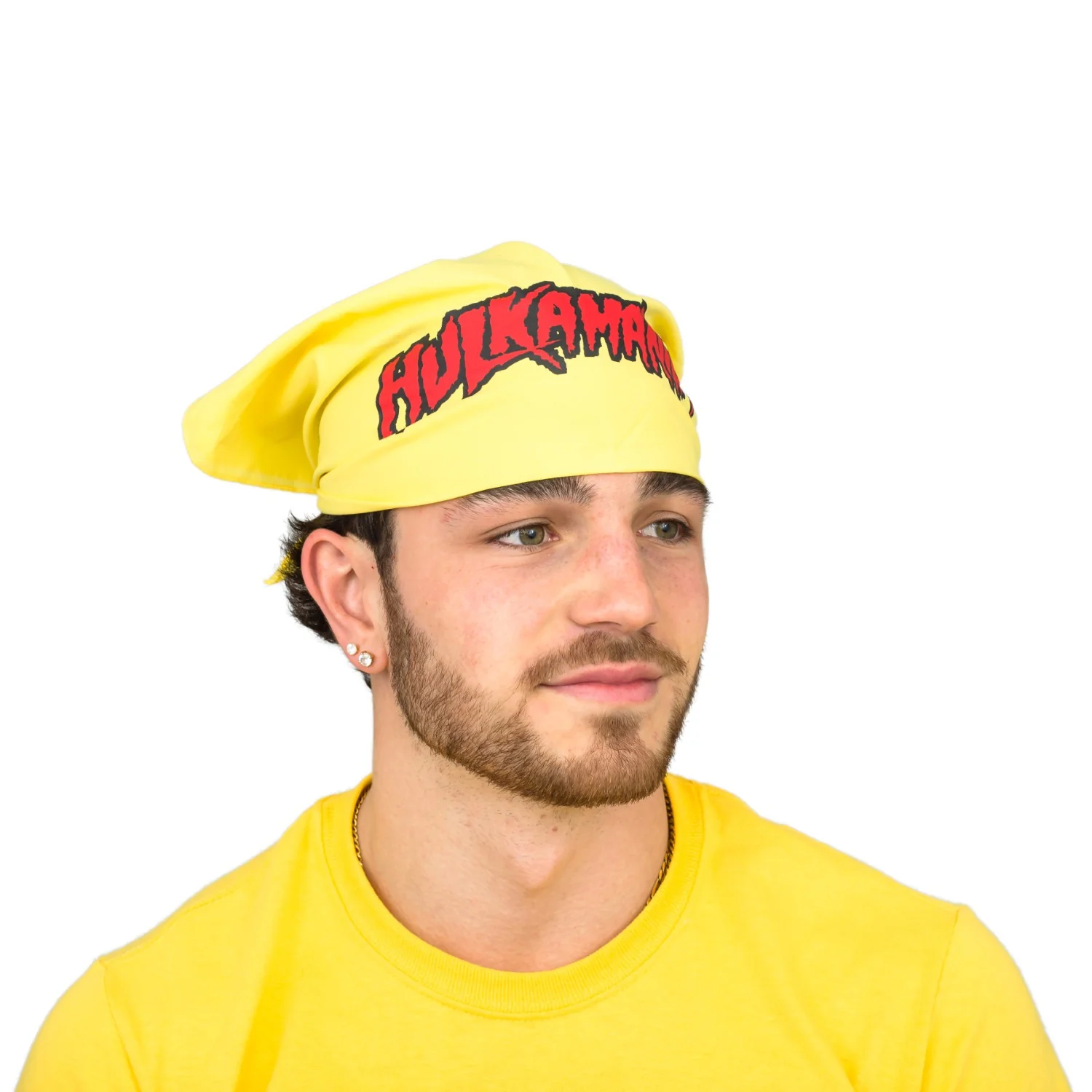 Hulkamania Red/Gold Halloween Cosplay Costume Bandana - Image 6