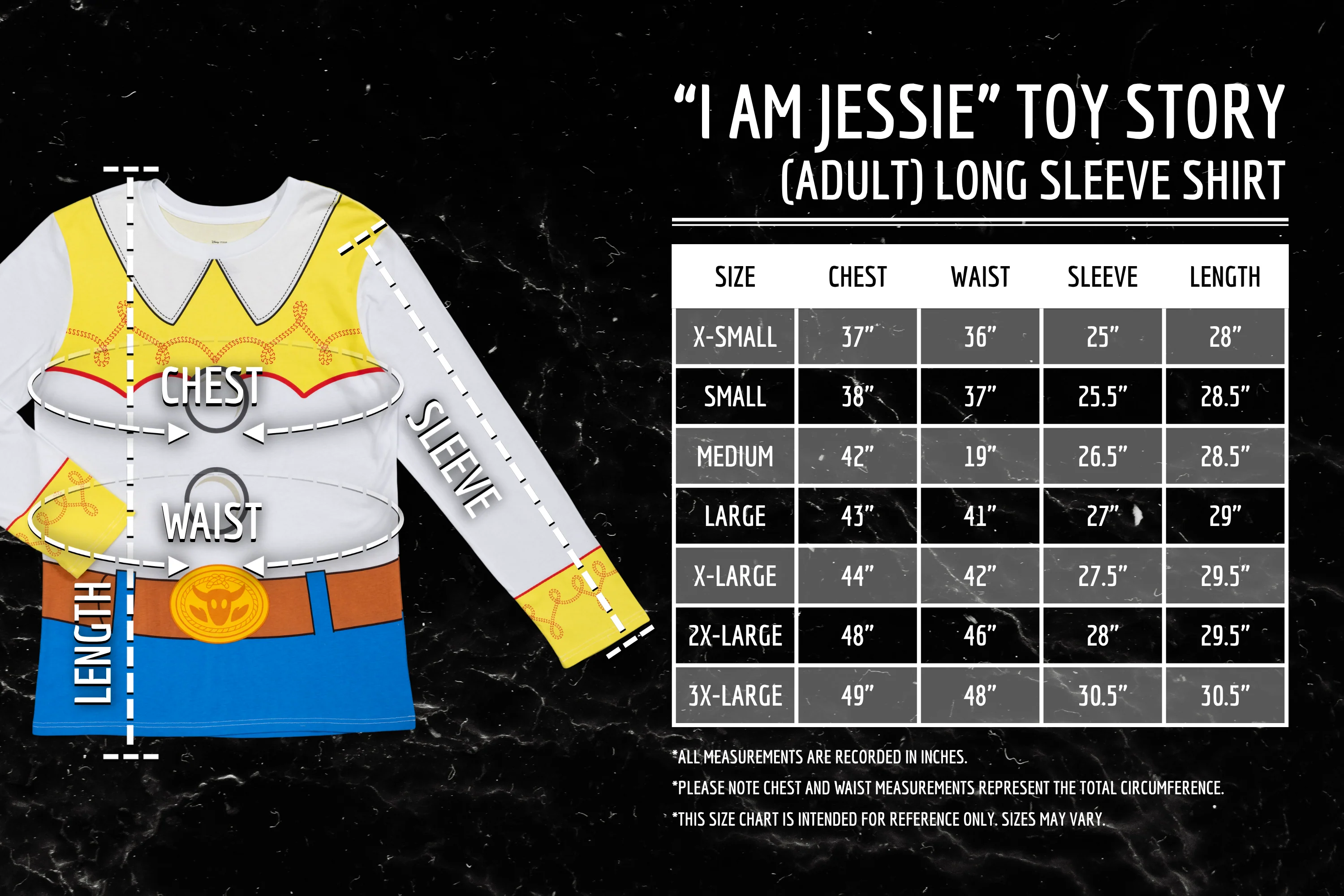 I Am Jessie Toy Story Adult Long Sleeve T-Shirt Perfect for Halloween Costume Cosplay - Image 6