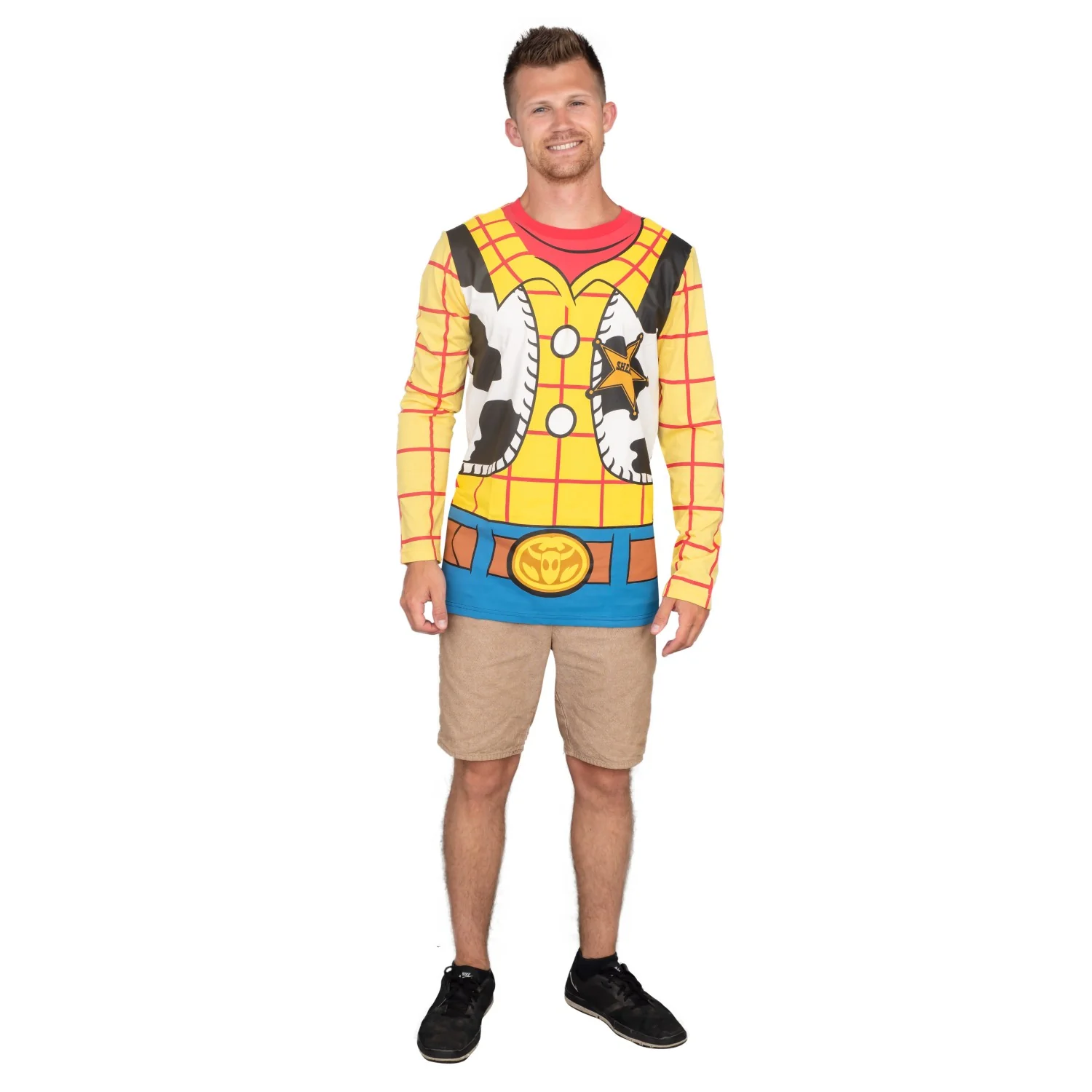 Toy Story Sheriff Adult Long Sleeve Costume T-shirt - Image 7