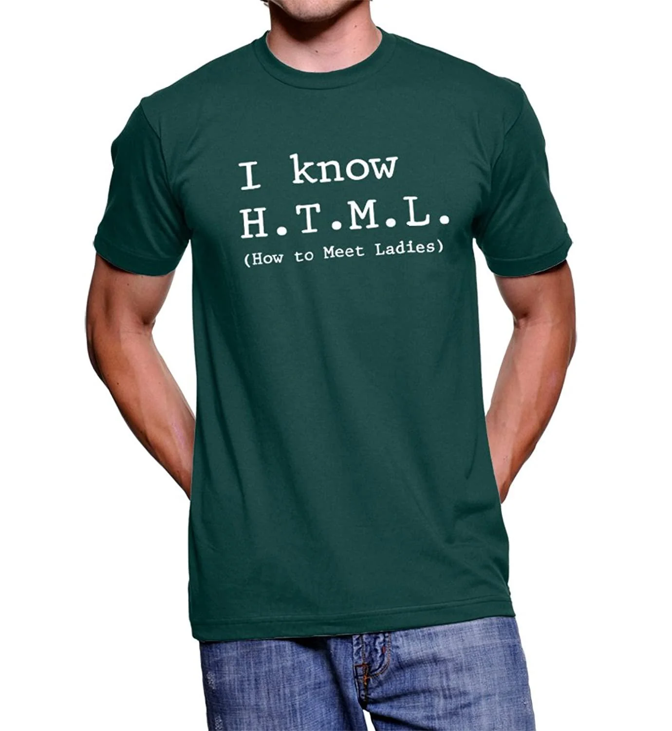 I Know HTML How to Meet Ladies T-shirt - Image 4