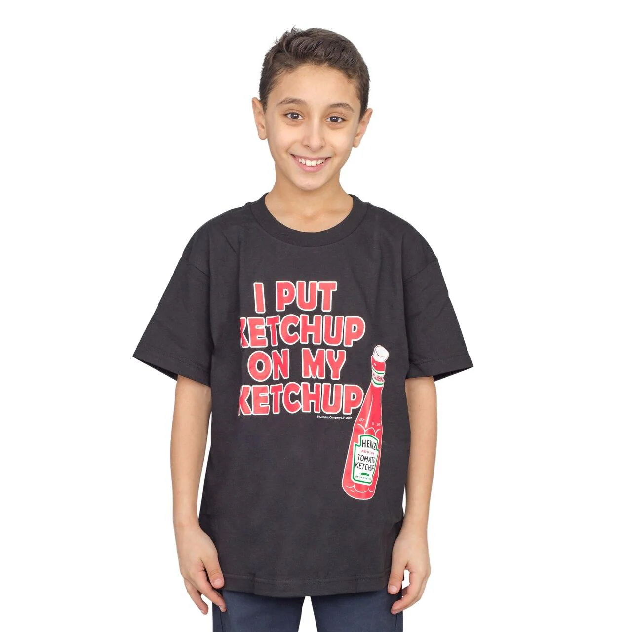 I Put Ketchup on My Ketchup Youth T-shirt - Image 3