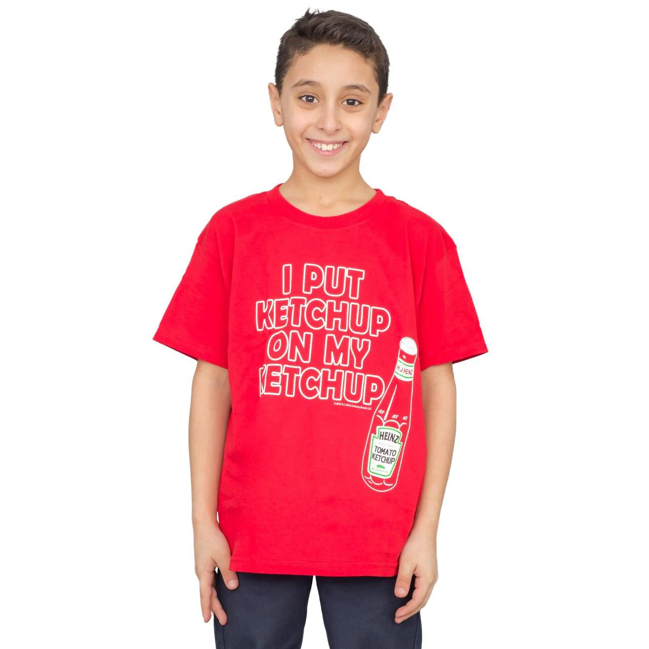 I Put Ketchup on My Ketchup Youth T-shirt - Image 4