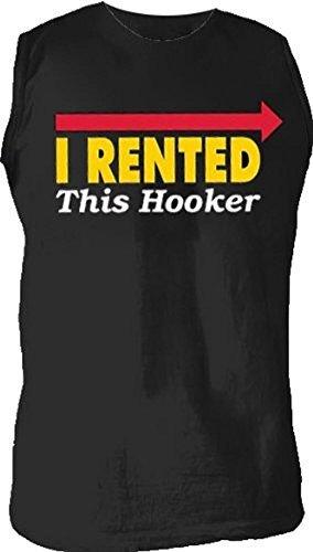 I Rented This Person Black Sleeveless Halloween Cosplay Costume T-shirt