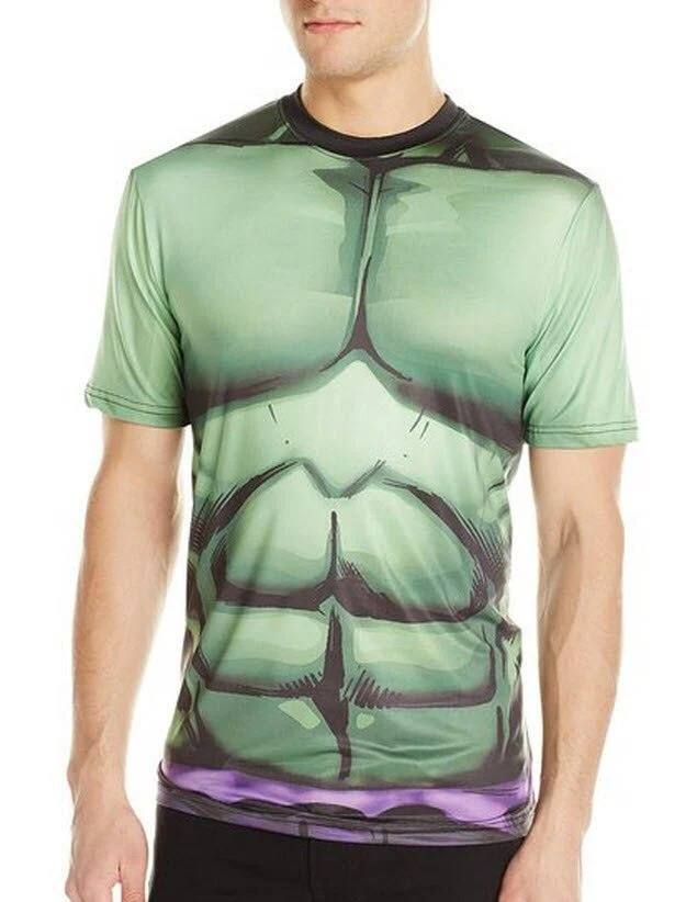 Incredible Hulk Performance Unisex Athletic Sublimated Halloween Cosplay Costume T-Shirt