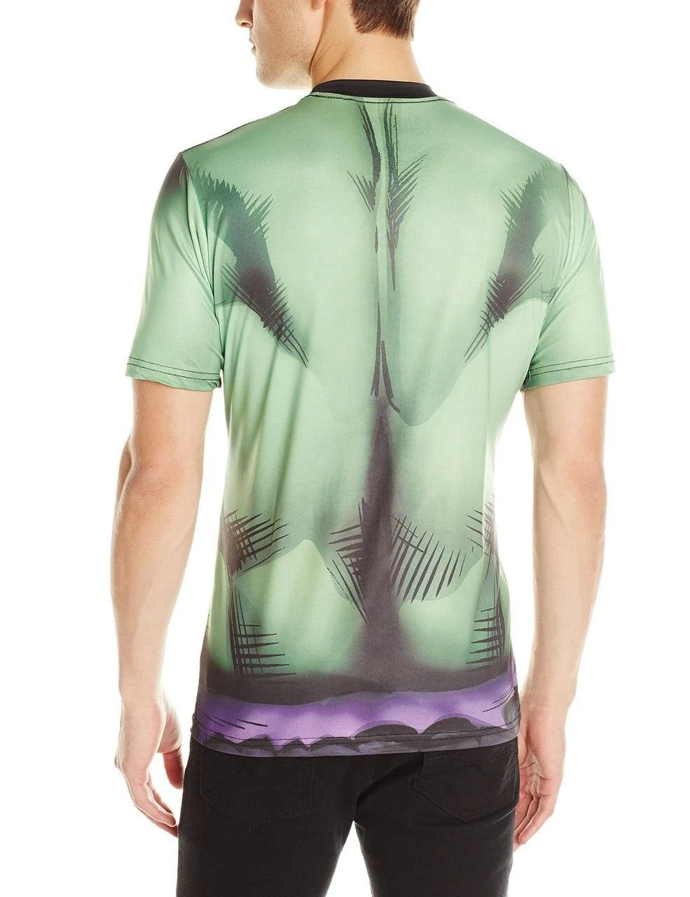 Incredible Hulk Performance Unisex Athletic Sublimated Halloween Cosplay Costume T-Shirt - Image 2