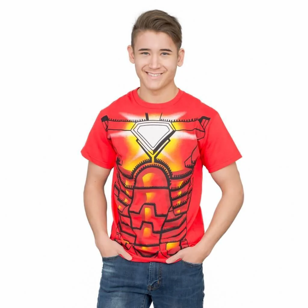 Iron Man Red Costume T-shirt - Image 2