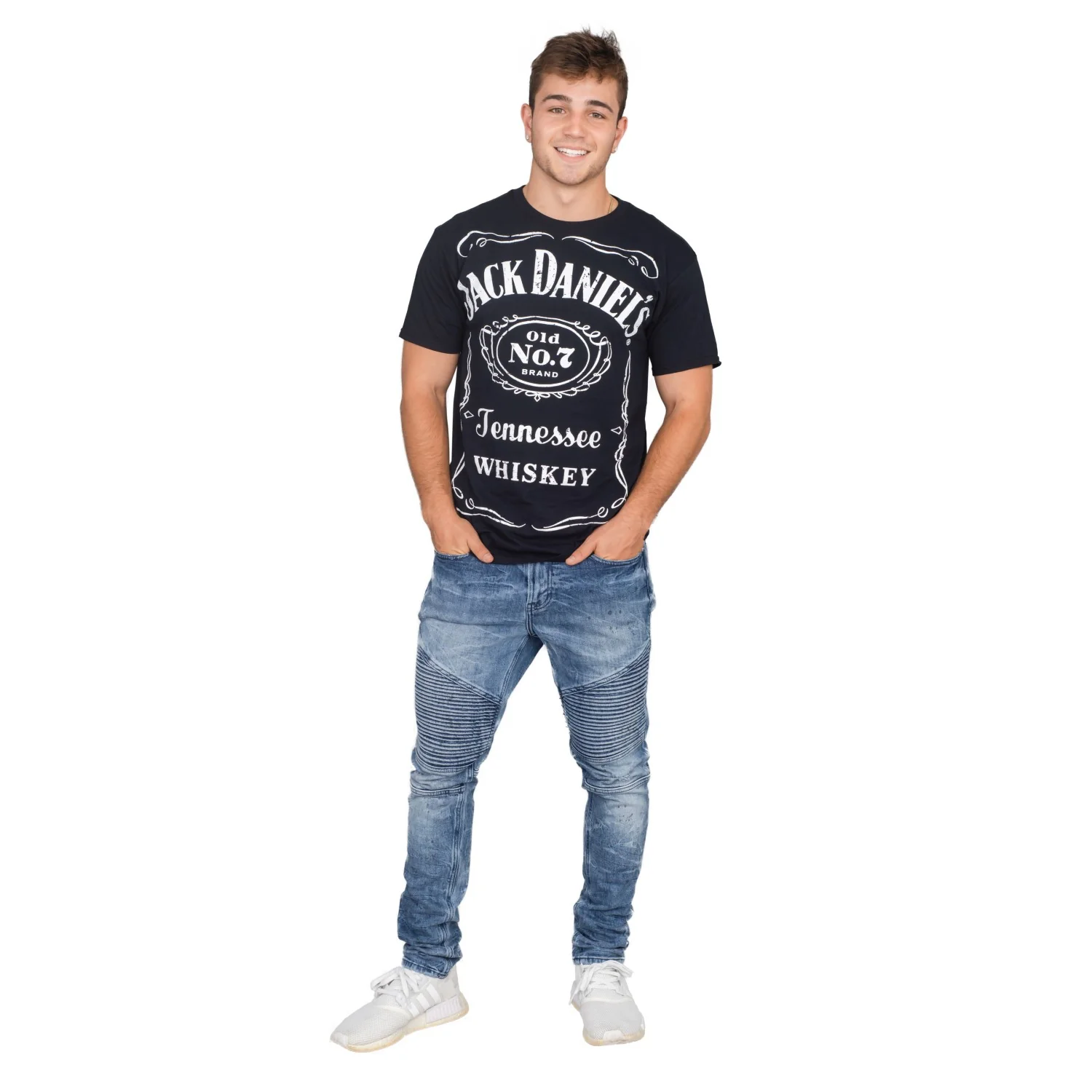 Jack Daniel's Whiskey Old No. 7 Tennessee Label T-shirt - Image 8