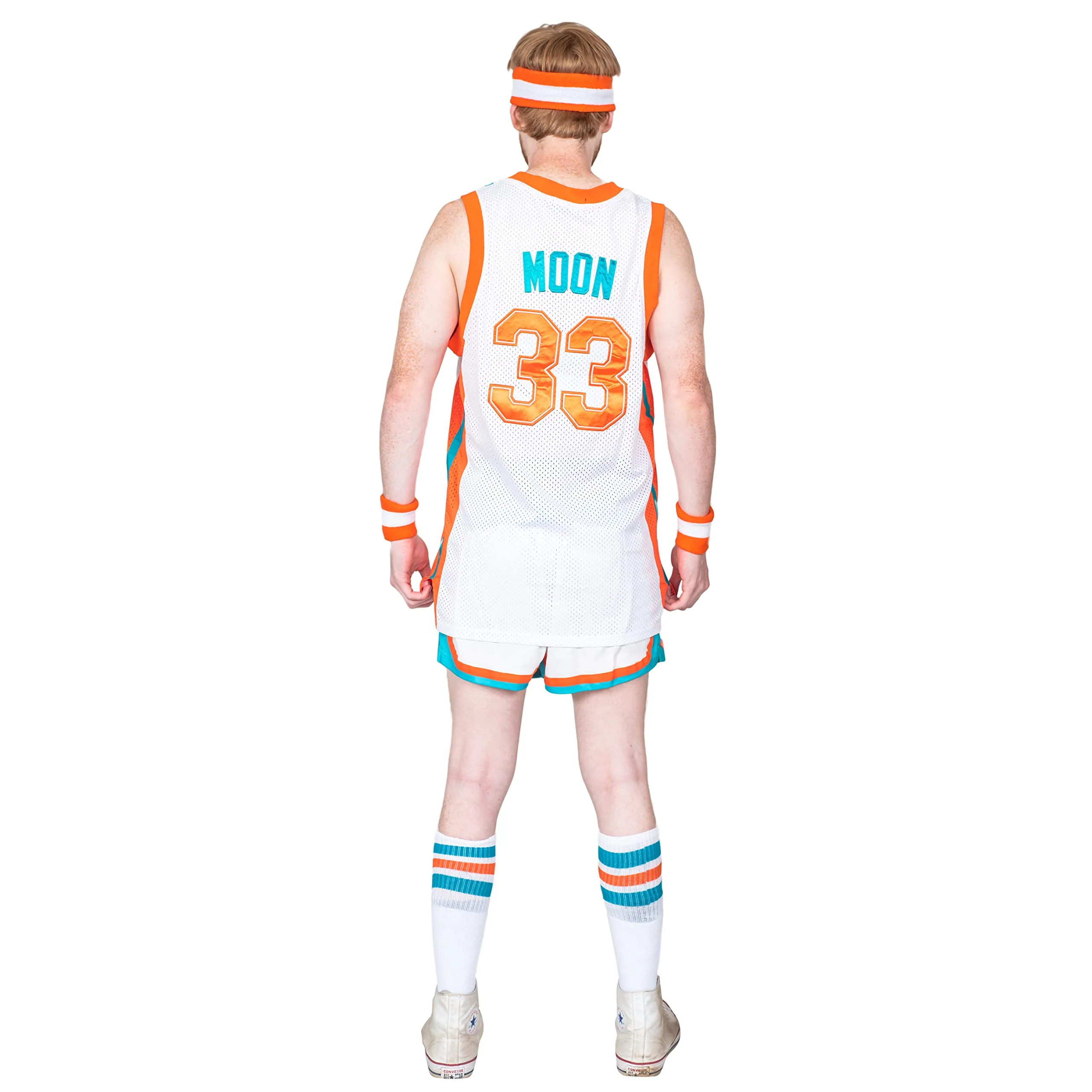 Jackie Moon Basketball Player Flint Tropics #33 Jersey and Shorts Halloween Costume Cosplay - Image 2