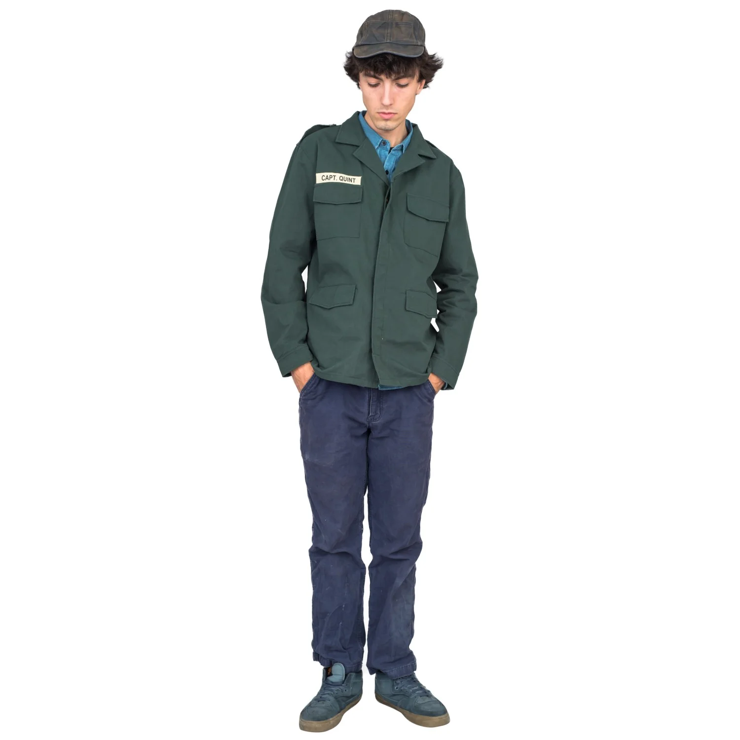 Jaws Shark Quint Adult Halloween Costume Complete Set - Image 3