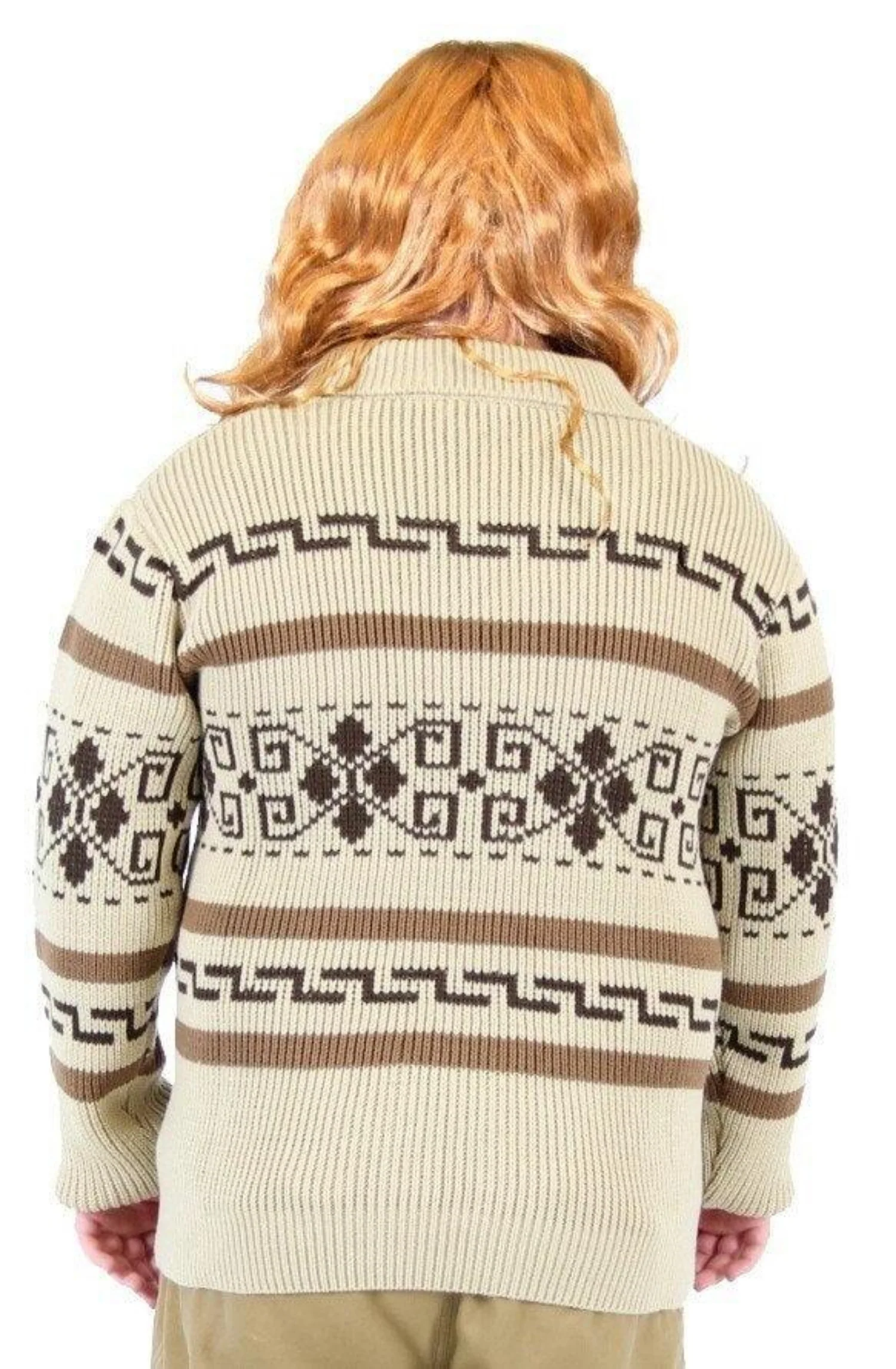 Jeffrey The Dude Zip Up Halloween Cosplay Costume Cardigan Sweater - Image 2