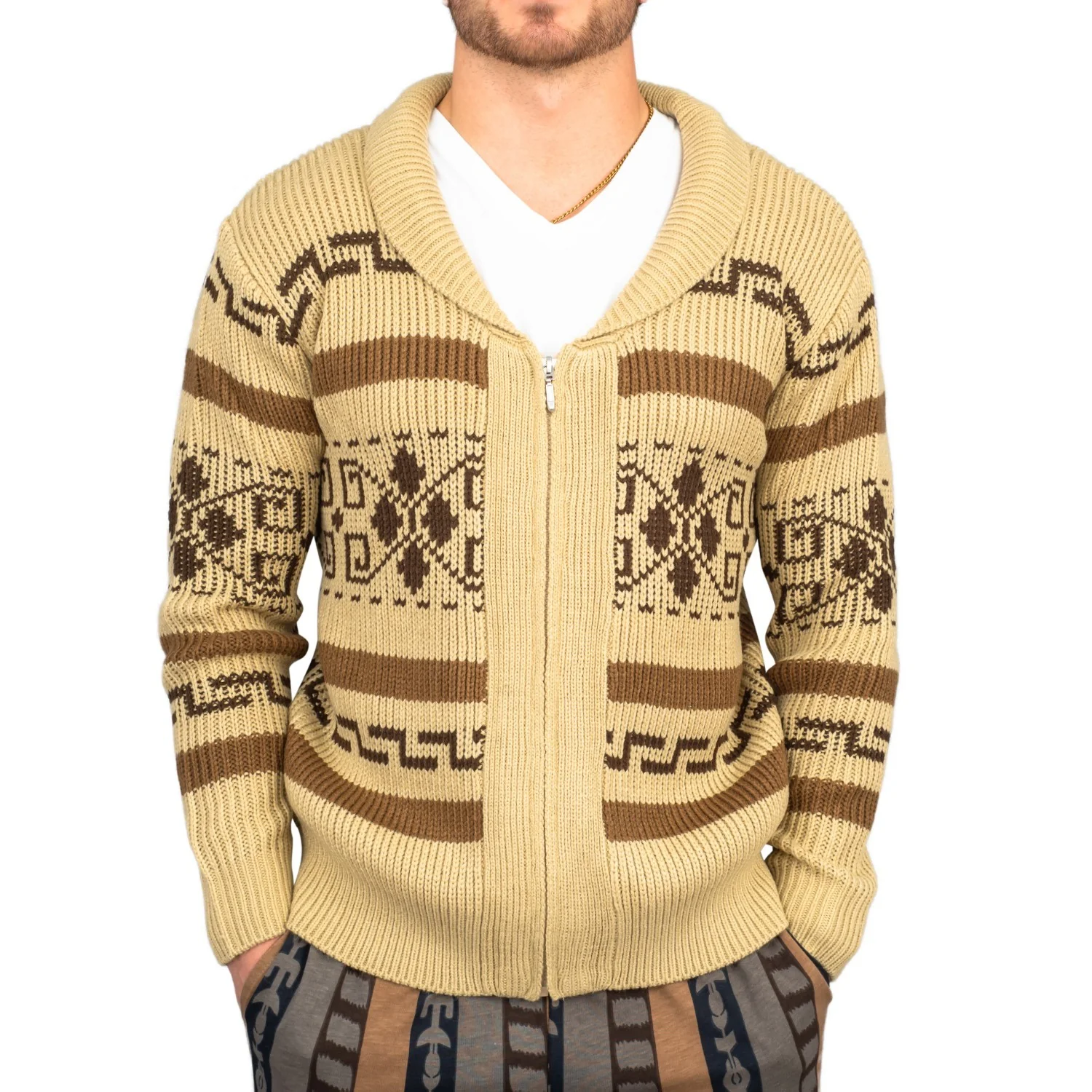 Jeffrey The Dude Zip Up Halloween Cosplay Costume Cardigan Sweater - Image 8