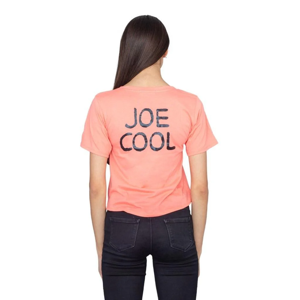 Joe Cool Snoopy Cropped Peach T-shirt - Image 4