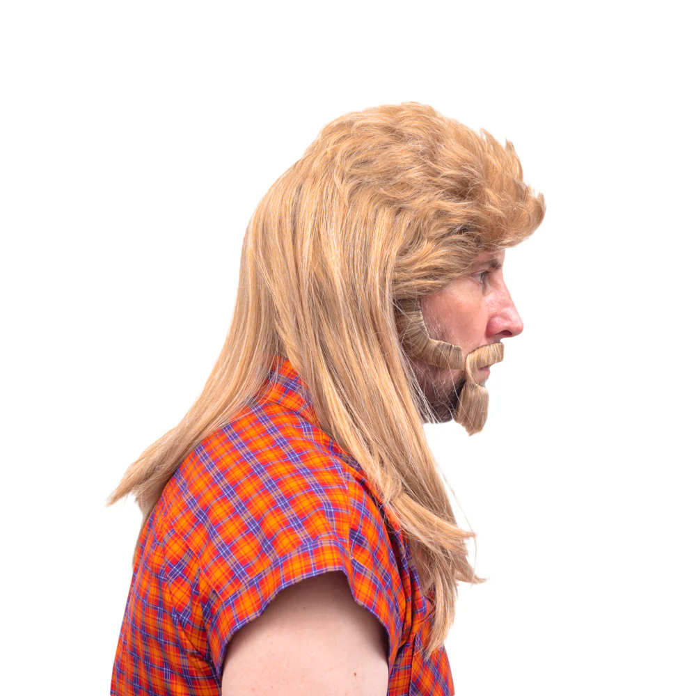 Joe the Janitor Dirt Wig and Beard Halloween Costume Cosplay - Image 2