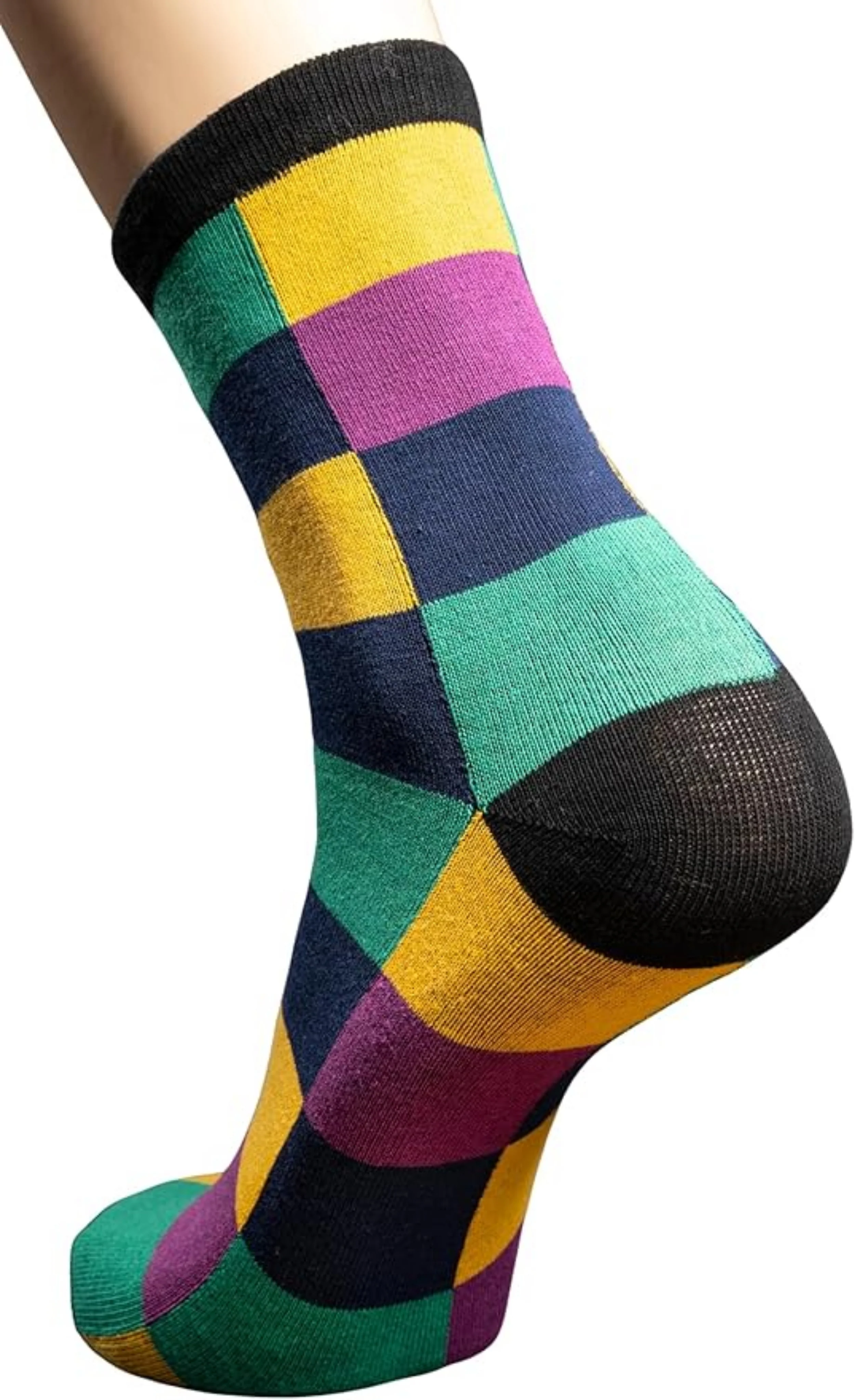 Joke Ha Ha Clown Socks Footwear Halloween Costume Cosplay Accessory - Image 2