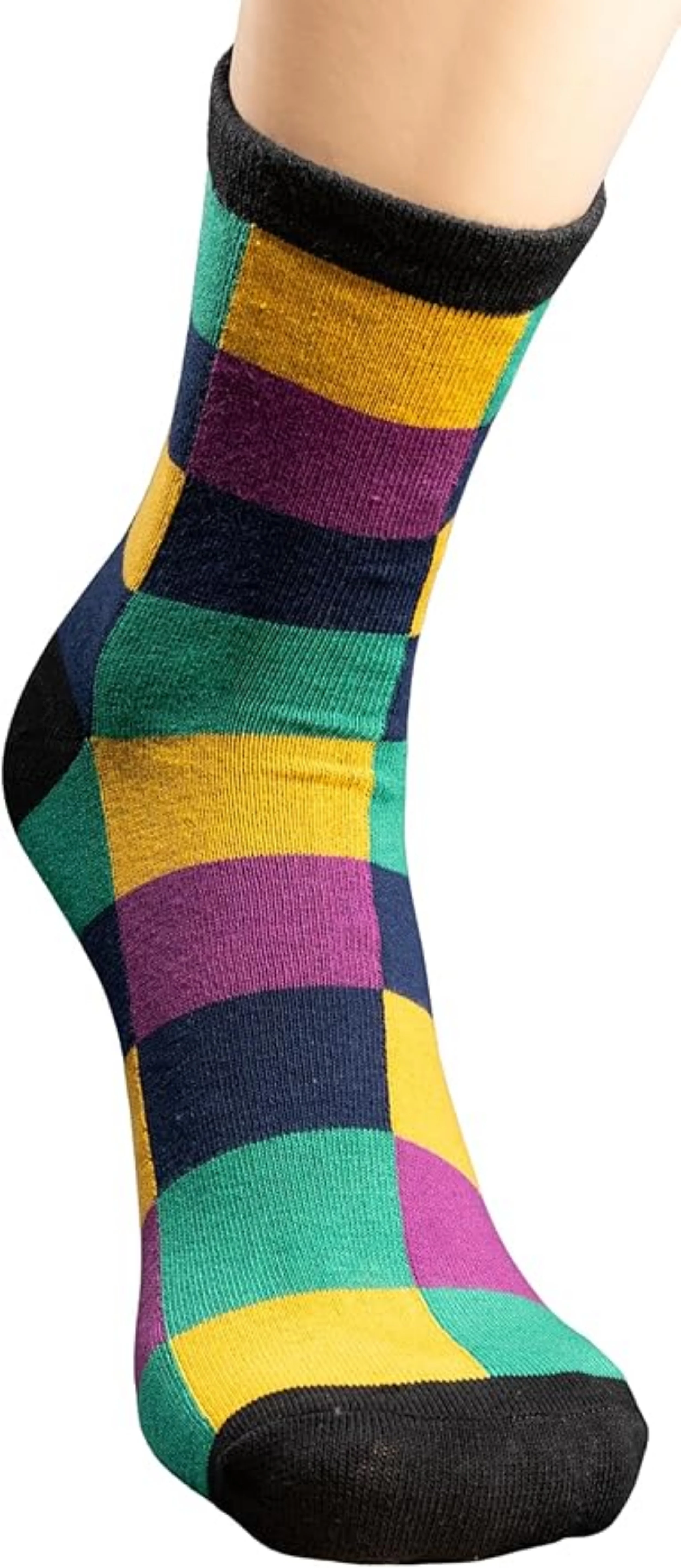 Joke Ha Ha Clown Socks Footwear Halloween Costume Cosplay Accessory - Image 4