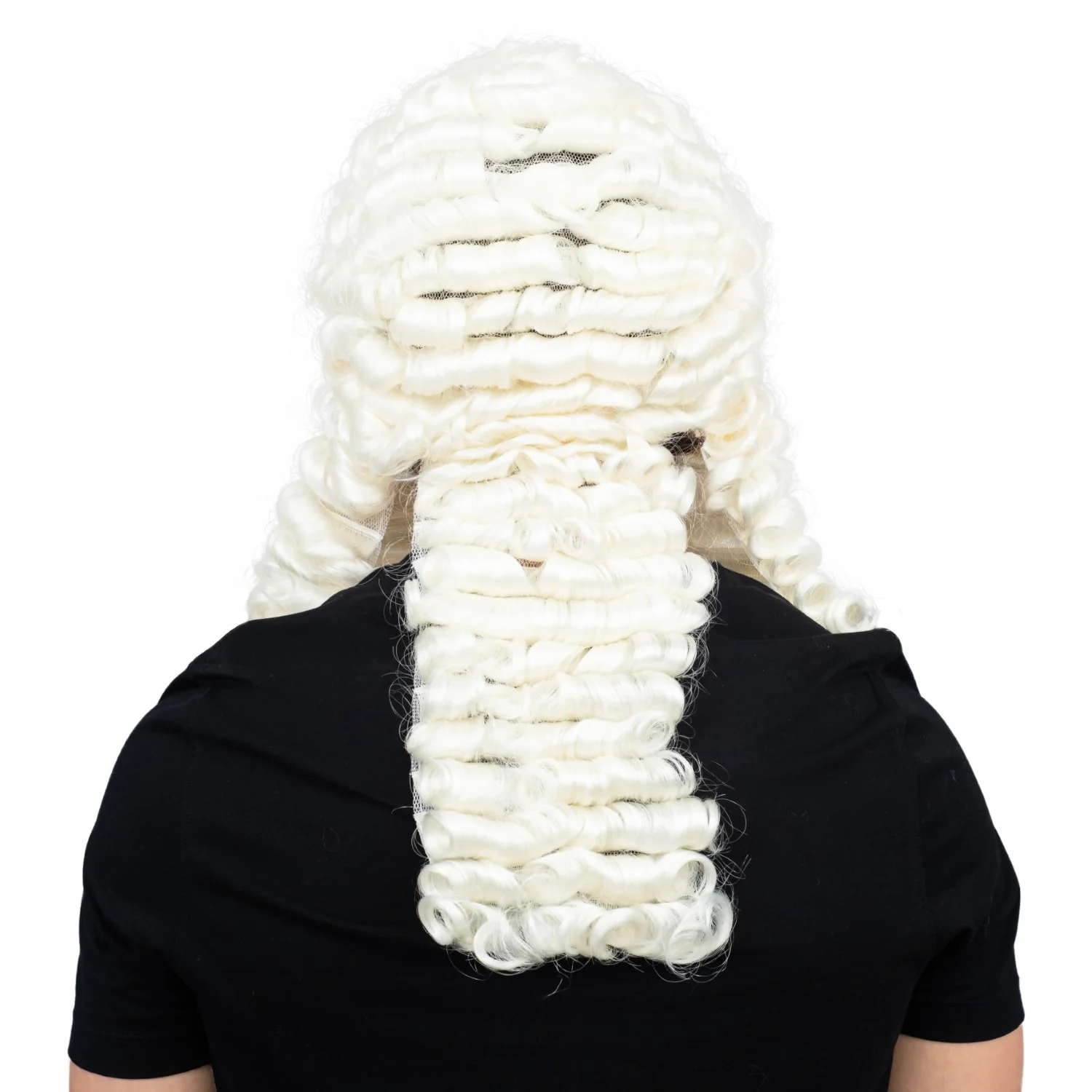 Judge Halloween Cosplay Costume Accessory White Deluxe Wig - Image 6