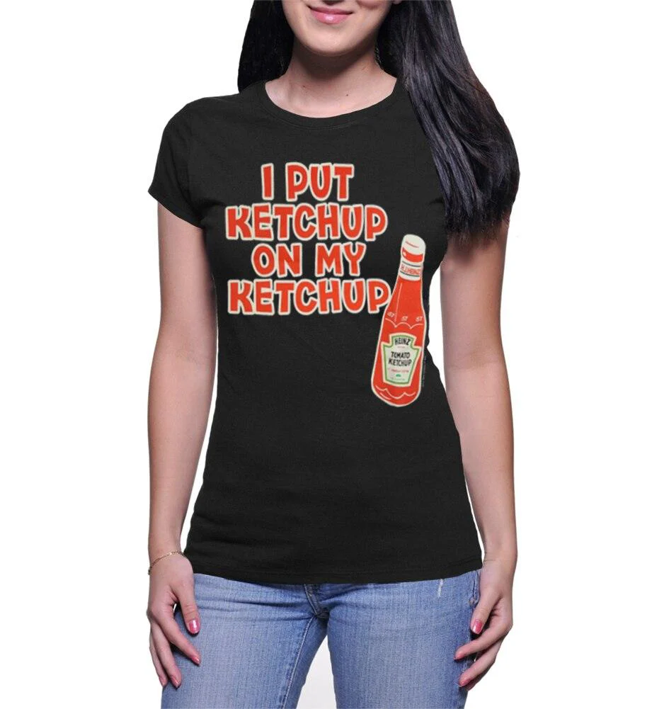 Juniors I Put Ketchup on My Ketchup T-Shirt