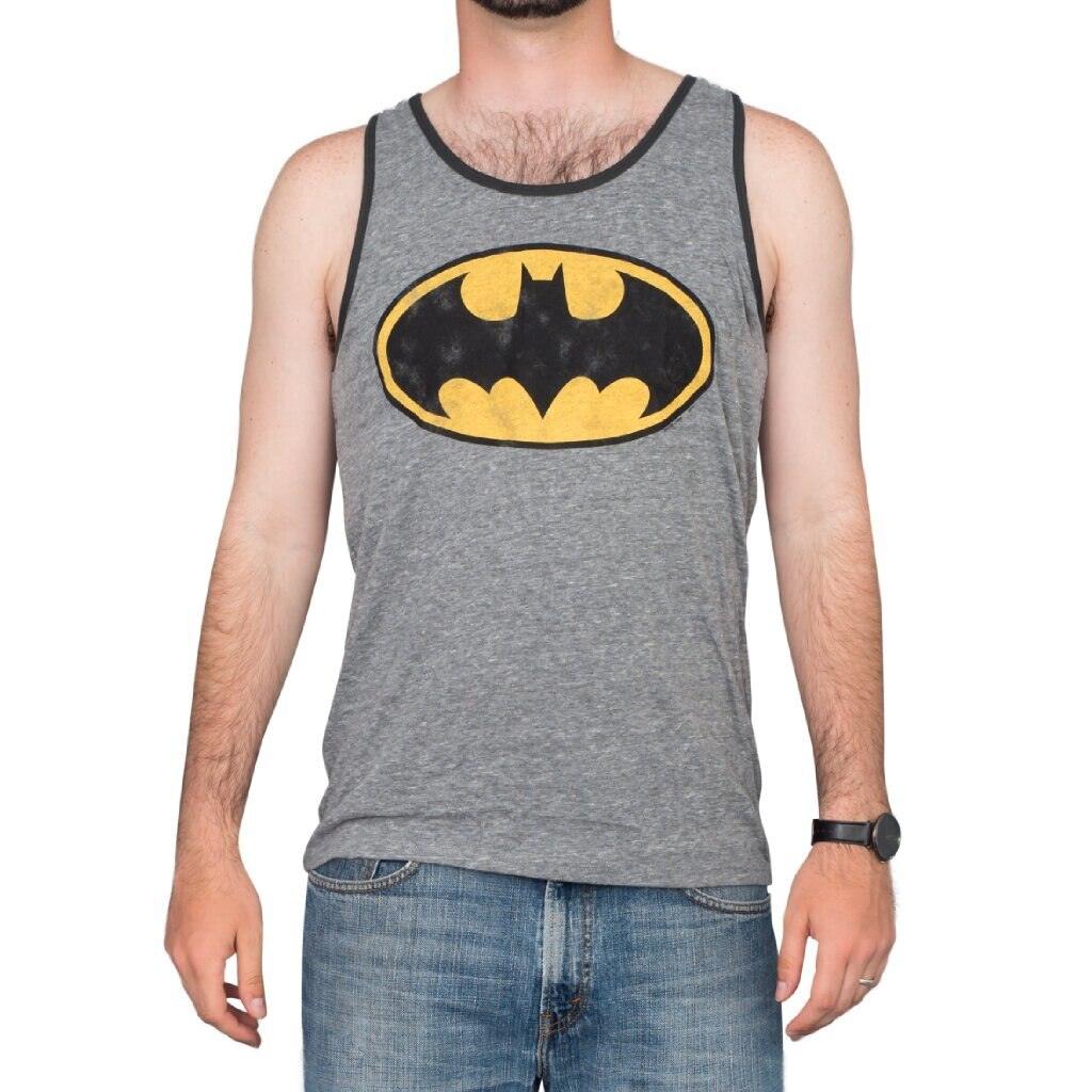 Junk Food DC Comics Batman Logo Tank