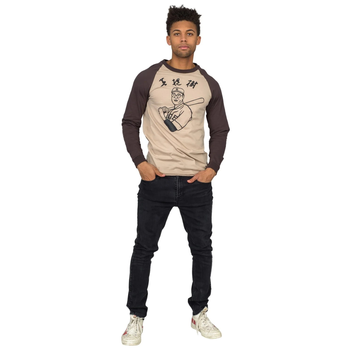 Kaoru Betto Baseball Raglan Adult Unisex T-shirt - Image 3