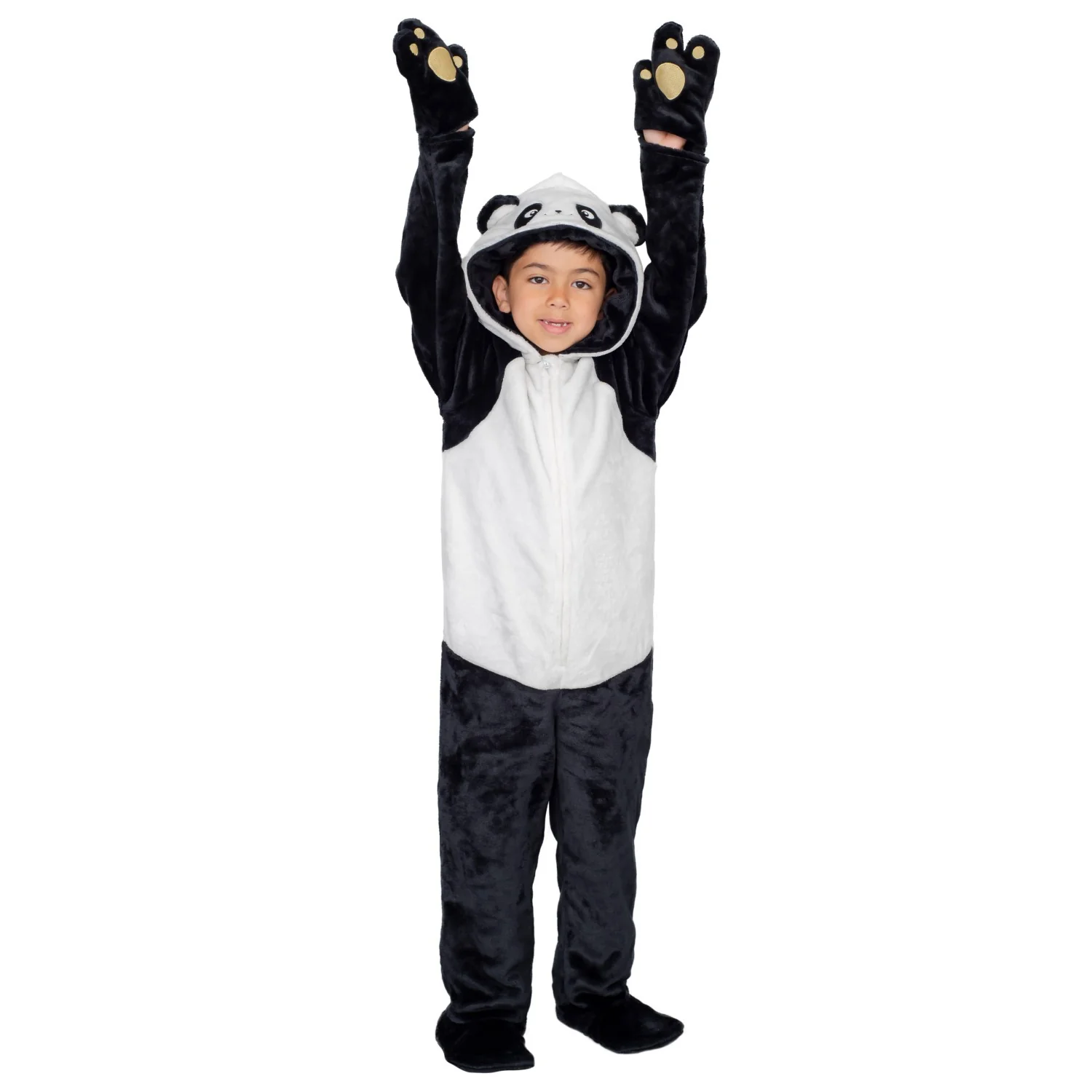 Kids Youth Child Panda Halloween Cosplay Costume Flappy Suit - Image 15