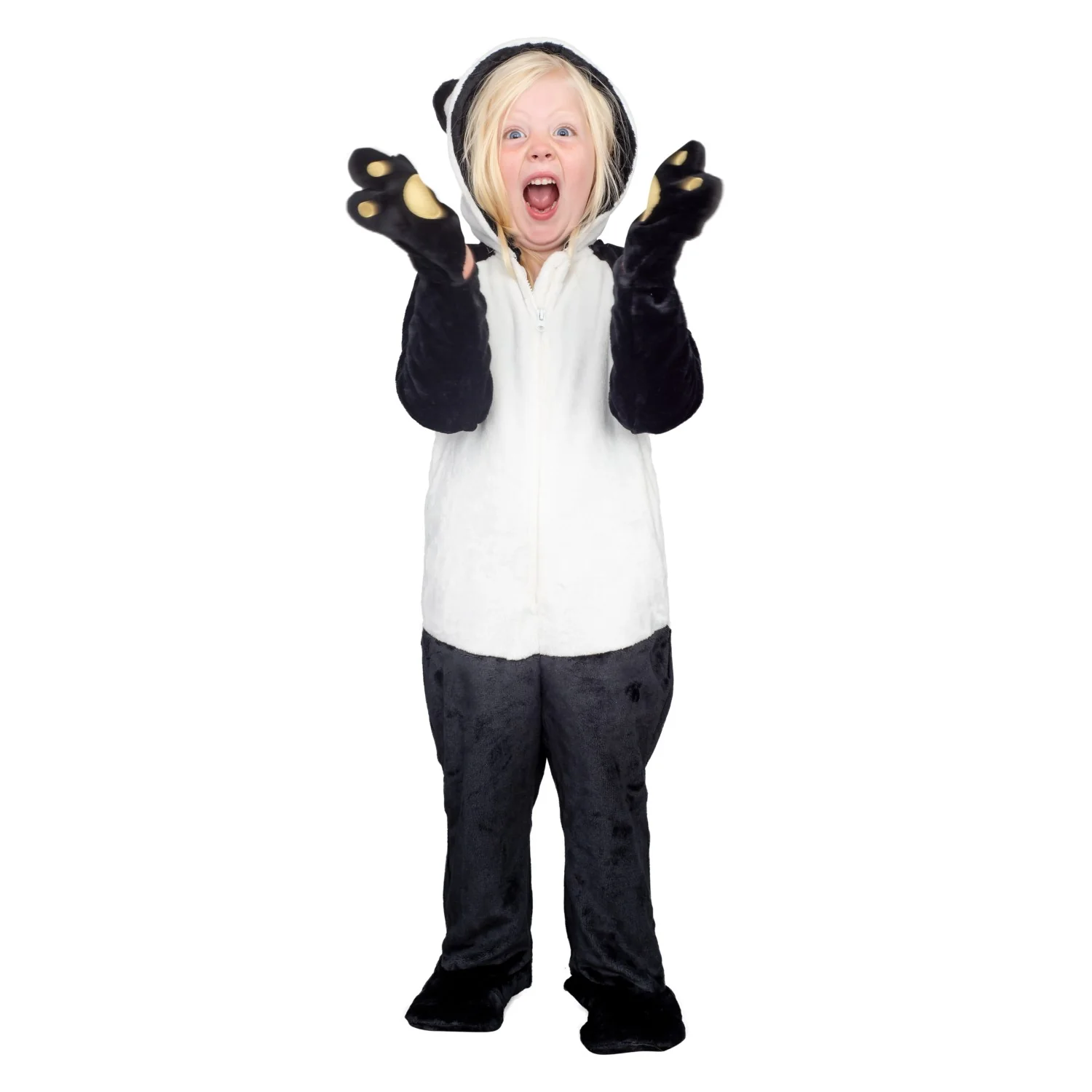 Kids Youth Child Panda Halloween Cosplay Costume Flappy Suit - Image 4
