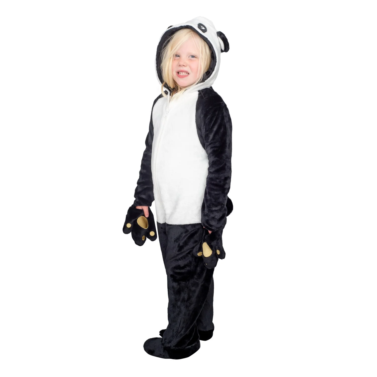 Kids Youth Child Panda Halloween Cosplay Costume Flappy Suit - Image 5