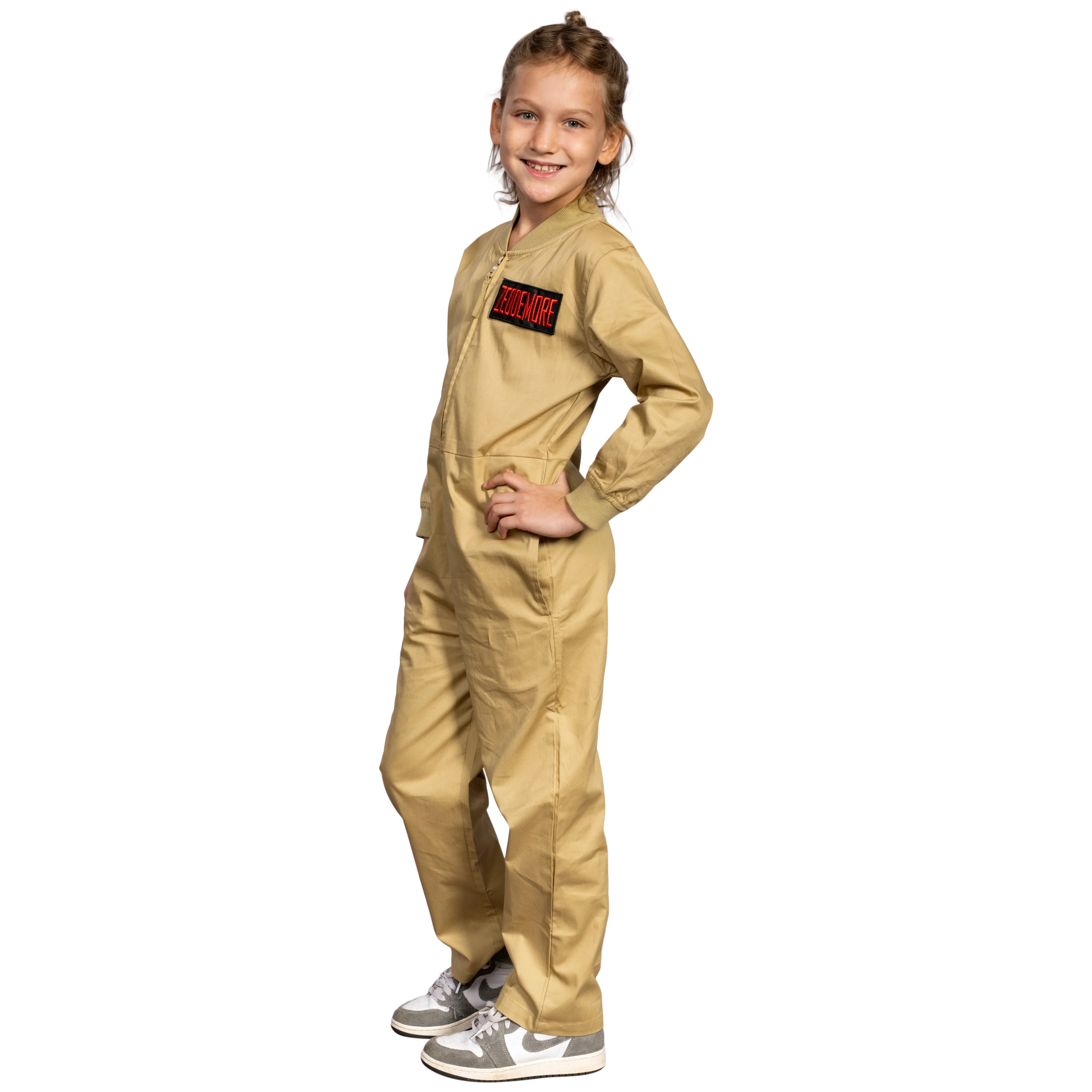 Kids Youth Ghostbusters Changeable Name Patches Halloween Cosplay Costume Jumpsuit - Image 4