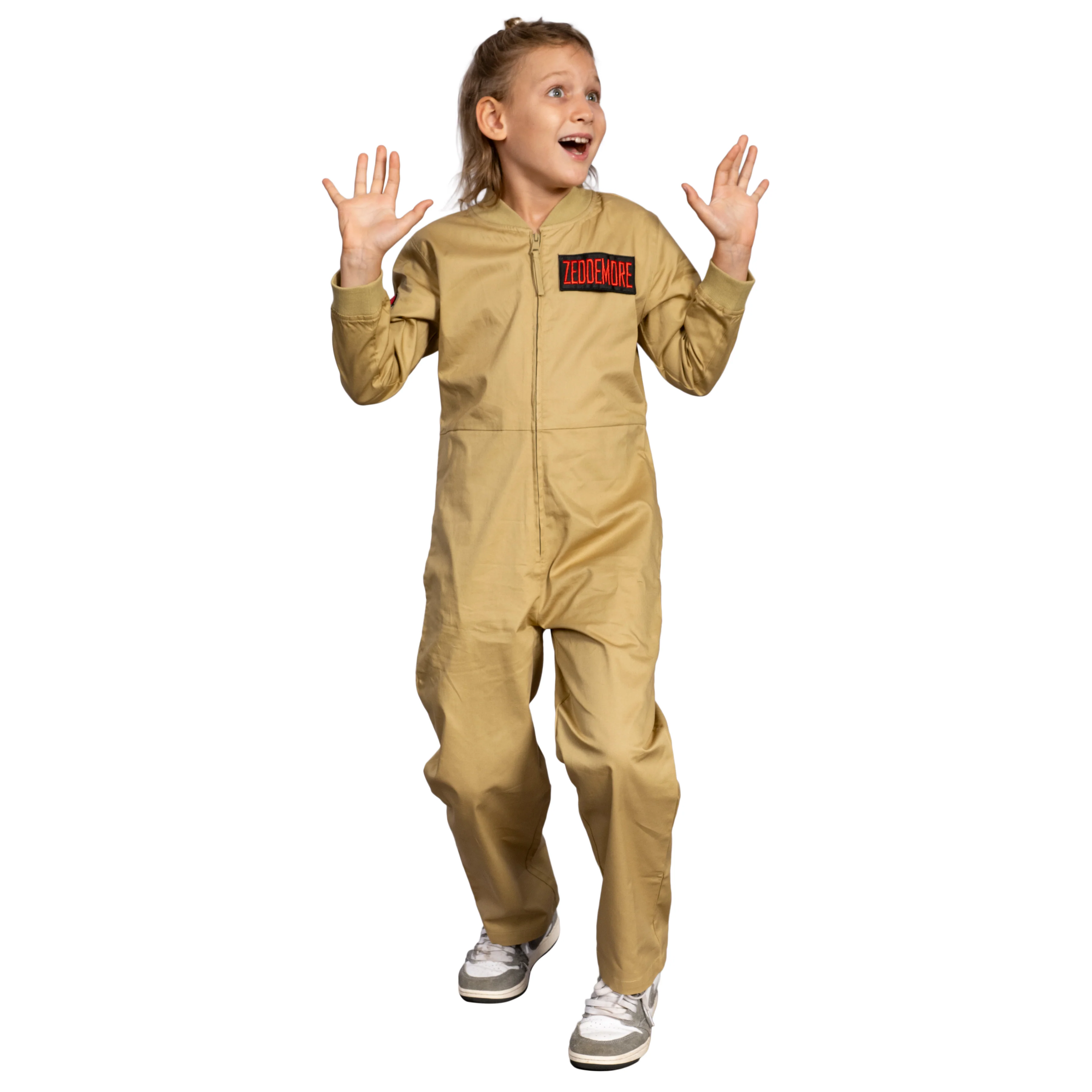 Kids Youth Ghostbusters Changeable Name Patches Halloween Cosplay Costume Jumpsuit - Image 5