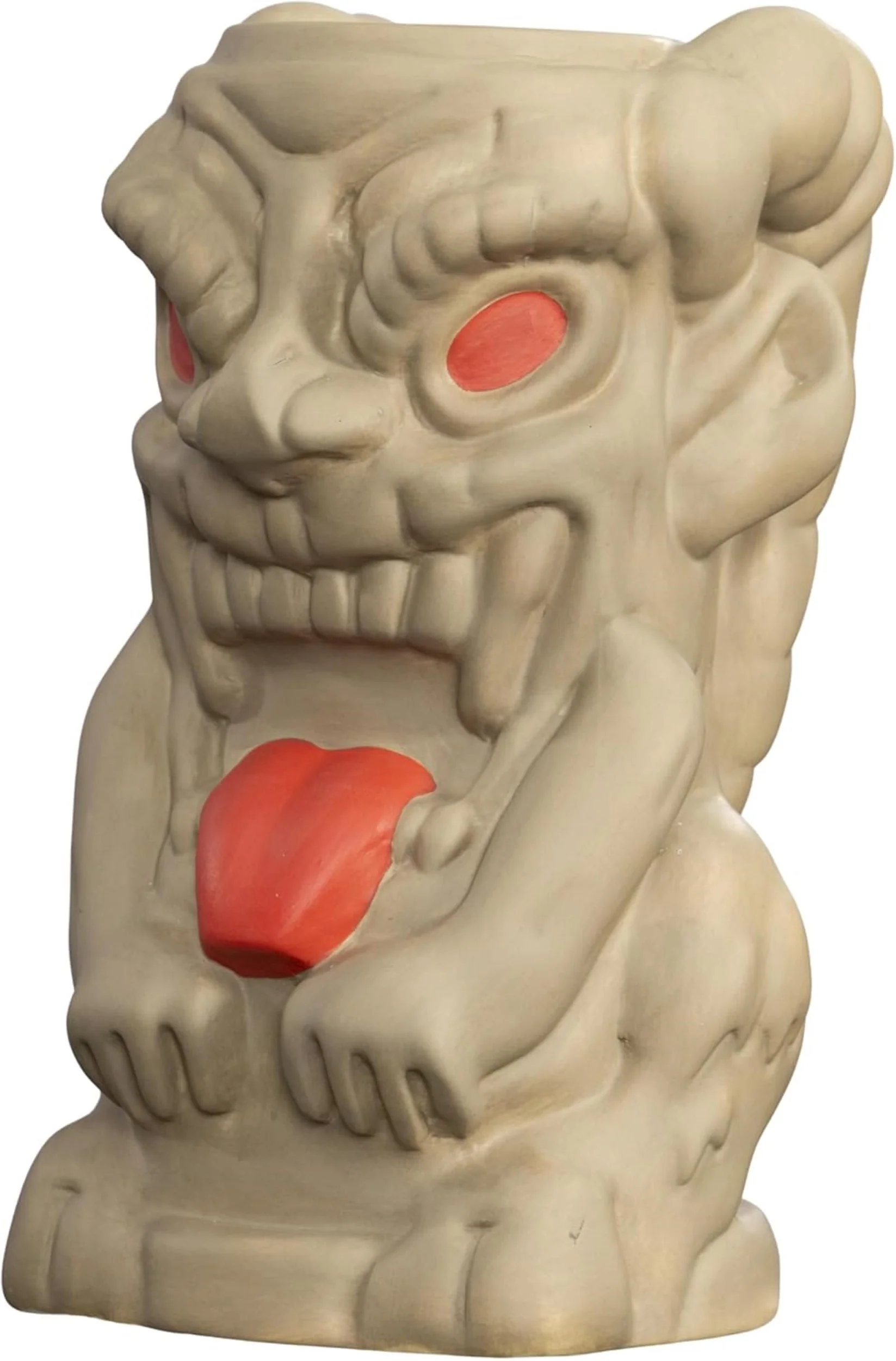 Krampus Tiki Mug Ceramic 15 oz. Xmas Fun Party Cup - Image 2