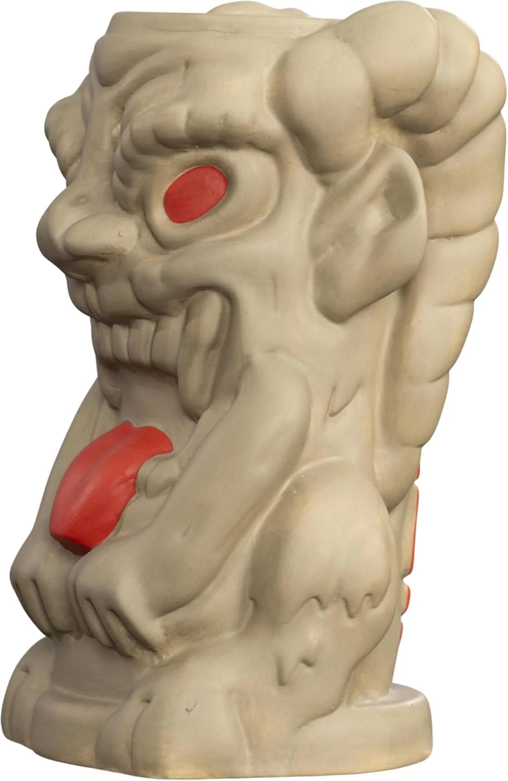 Krampus Tiki Mug Ceramic 15 oz. Xmas Fun Party Cup - Image 3