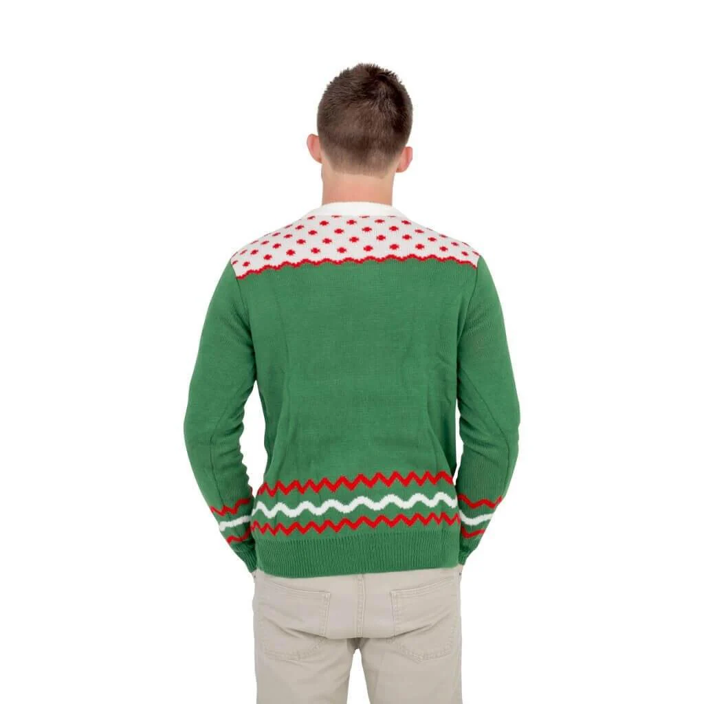 Let's Get Baked Blazed Gingerbread Ugly Christmas Xmas Sweater - Image 4