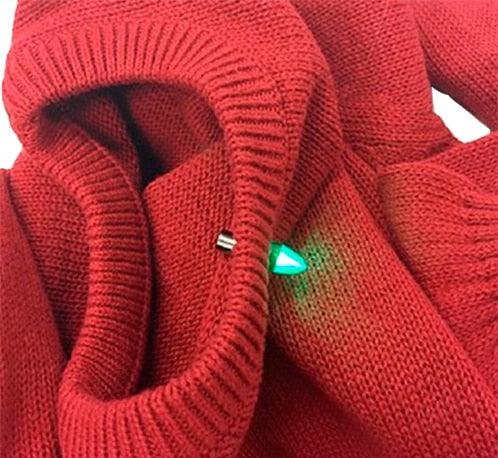 Light-Up LED Ugly Christmas Sweater Ornaments - Image 3