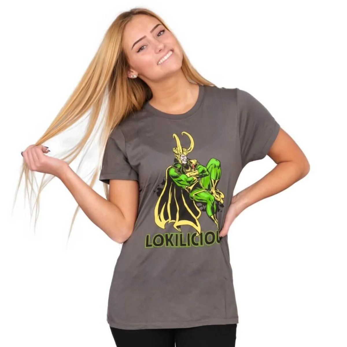 Loki Kawaii Lokilicious T-Shirt - Image 3