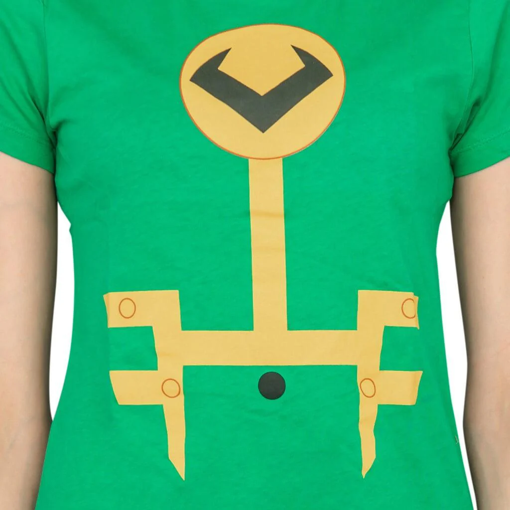 Loki Kawaii Minimal Kid Loki Symbol T-Shirt - Image 4