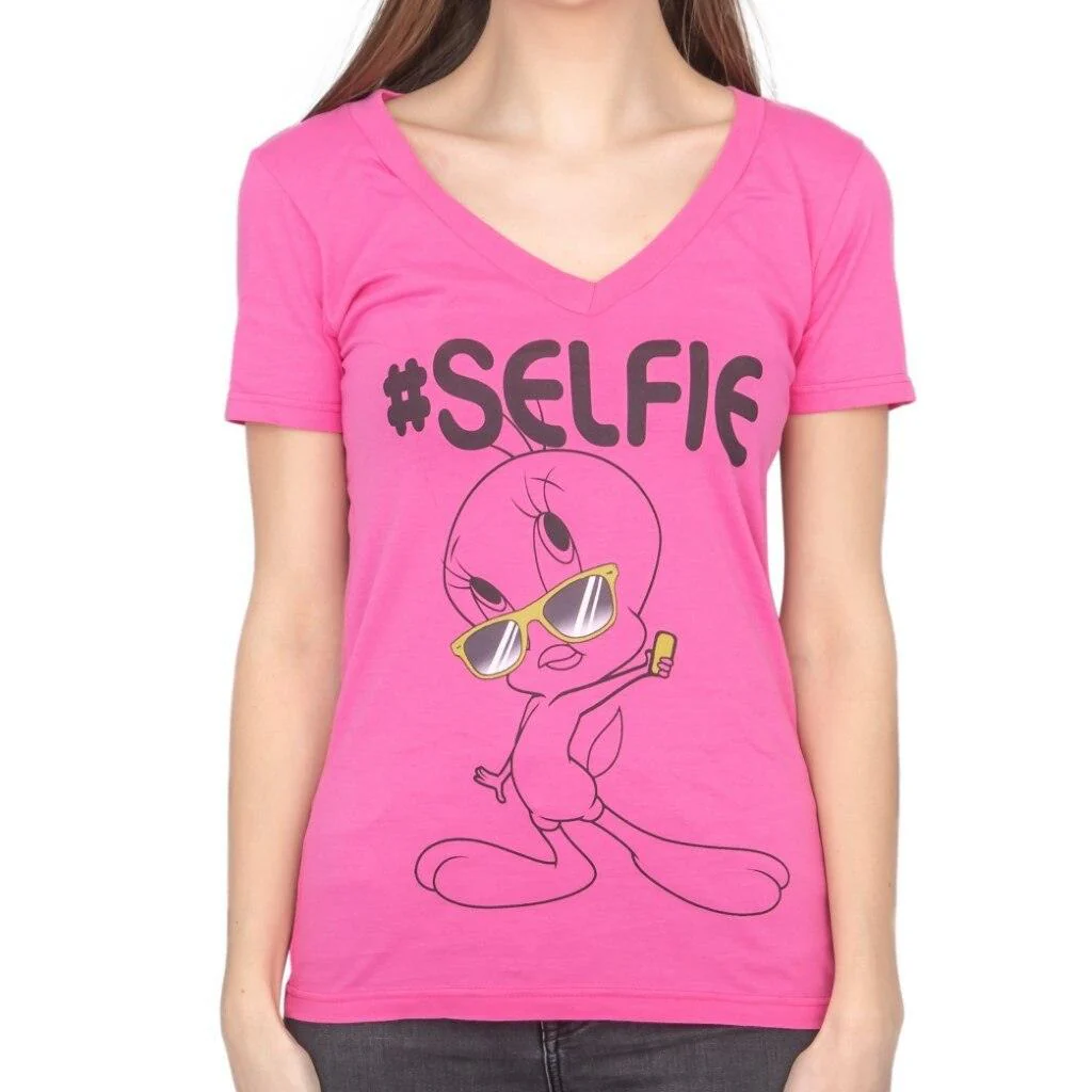 Looney Tunes Tweety #Selfie T-Shirt