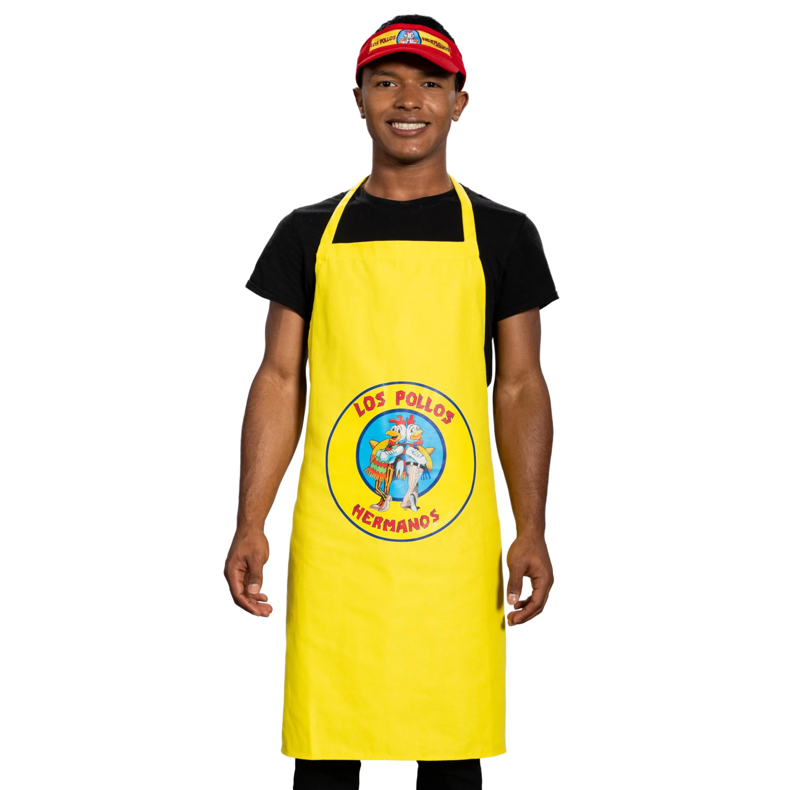 Los Pollos Hermanos: Bad Chicken Man Restaurant Apron and Visor Halloween Costume Cosplay - Image 7