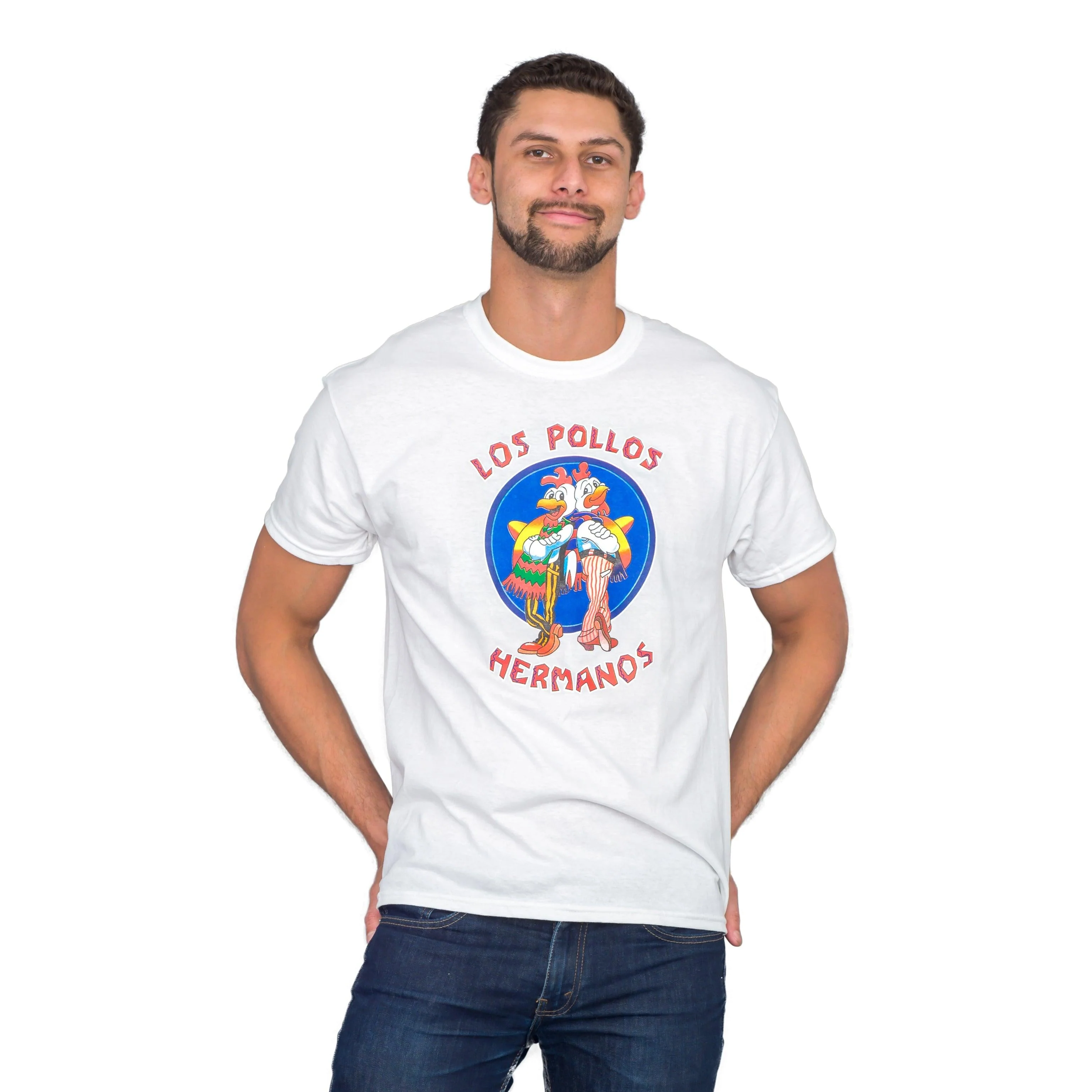 Los Pollos Hermanos Logo Adult T-Shirt - Image 3
