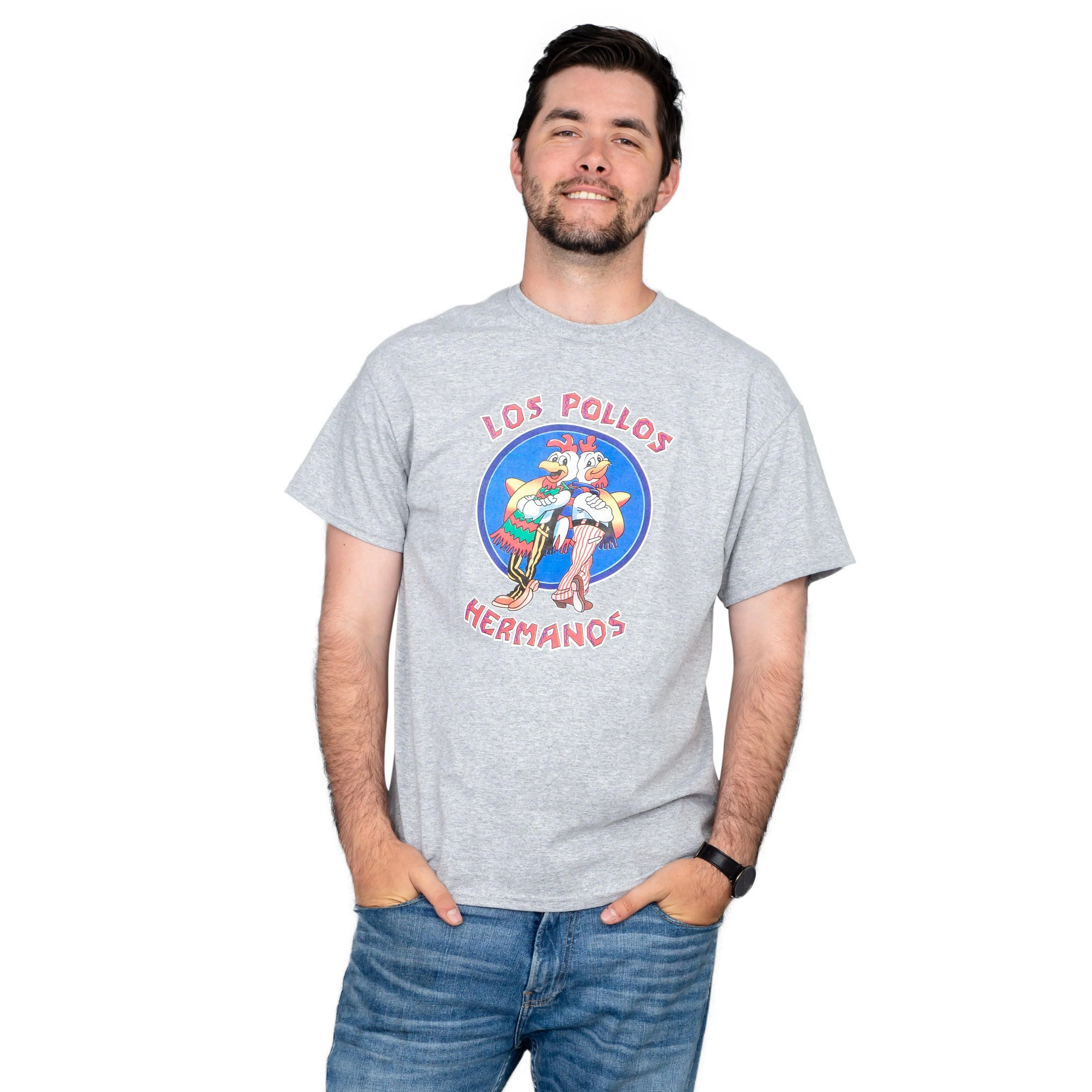 Los Pollos Hermanos Logo Adult T-Shirt - Image 4