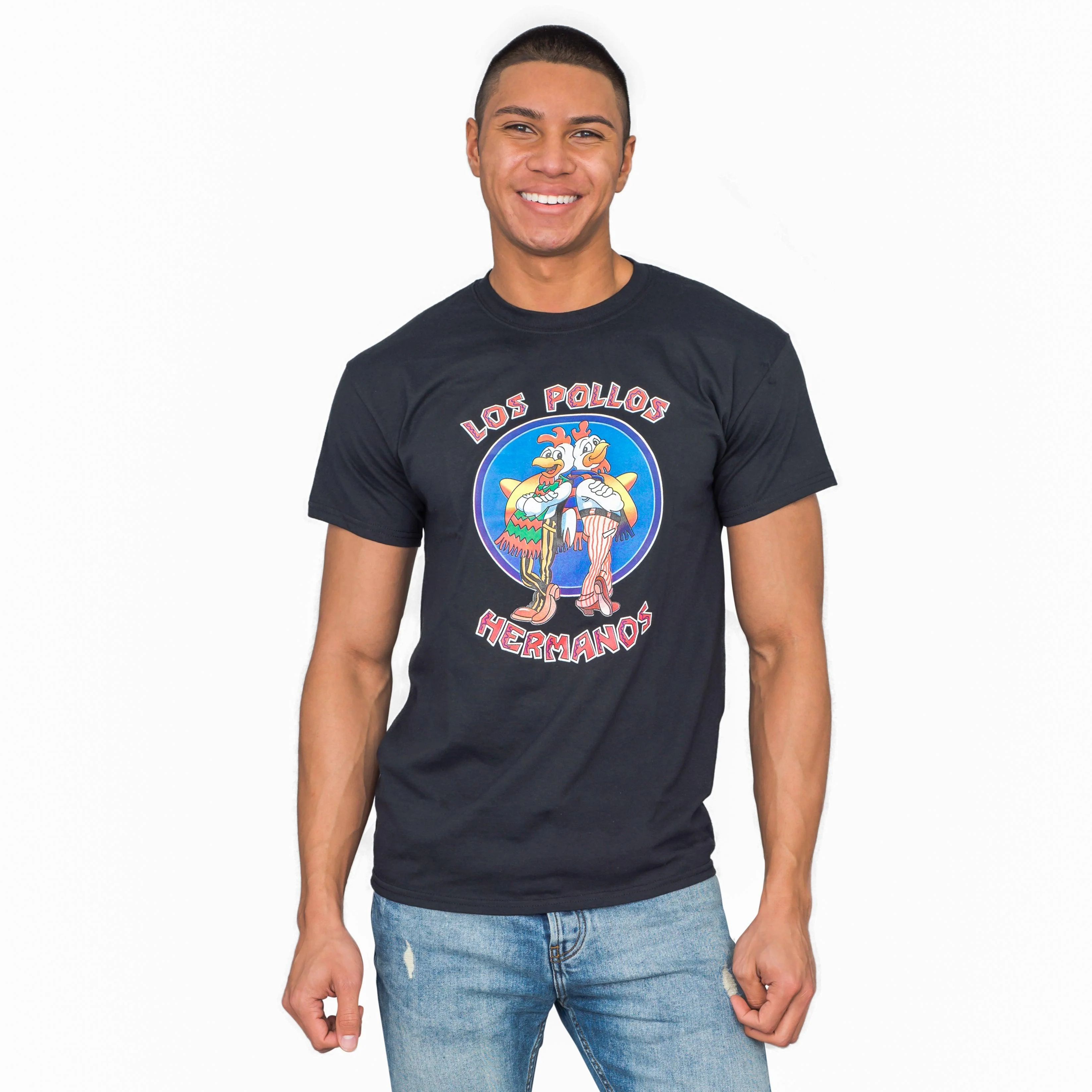 Los Pollos Hermanos Logo Adult T-Shirt - Image 5