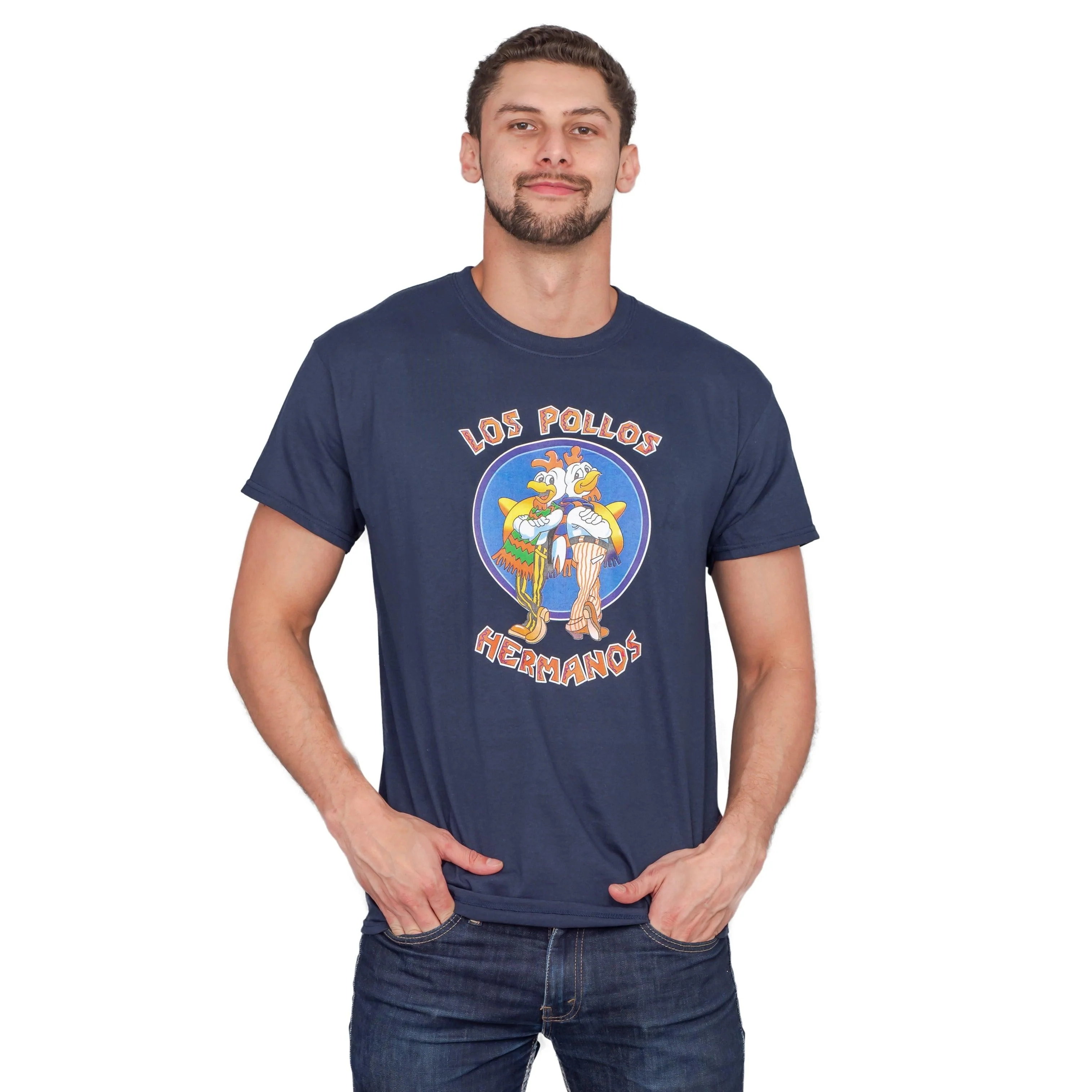 Los Pollos Hermanos Logo Adult T-Shirt - Image 6