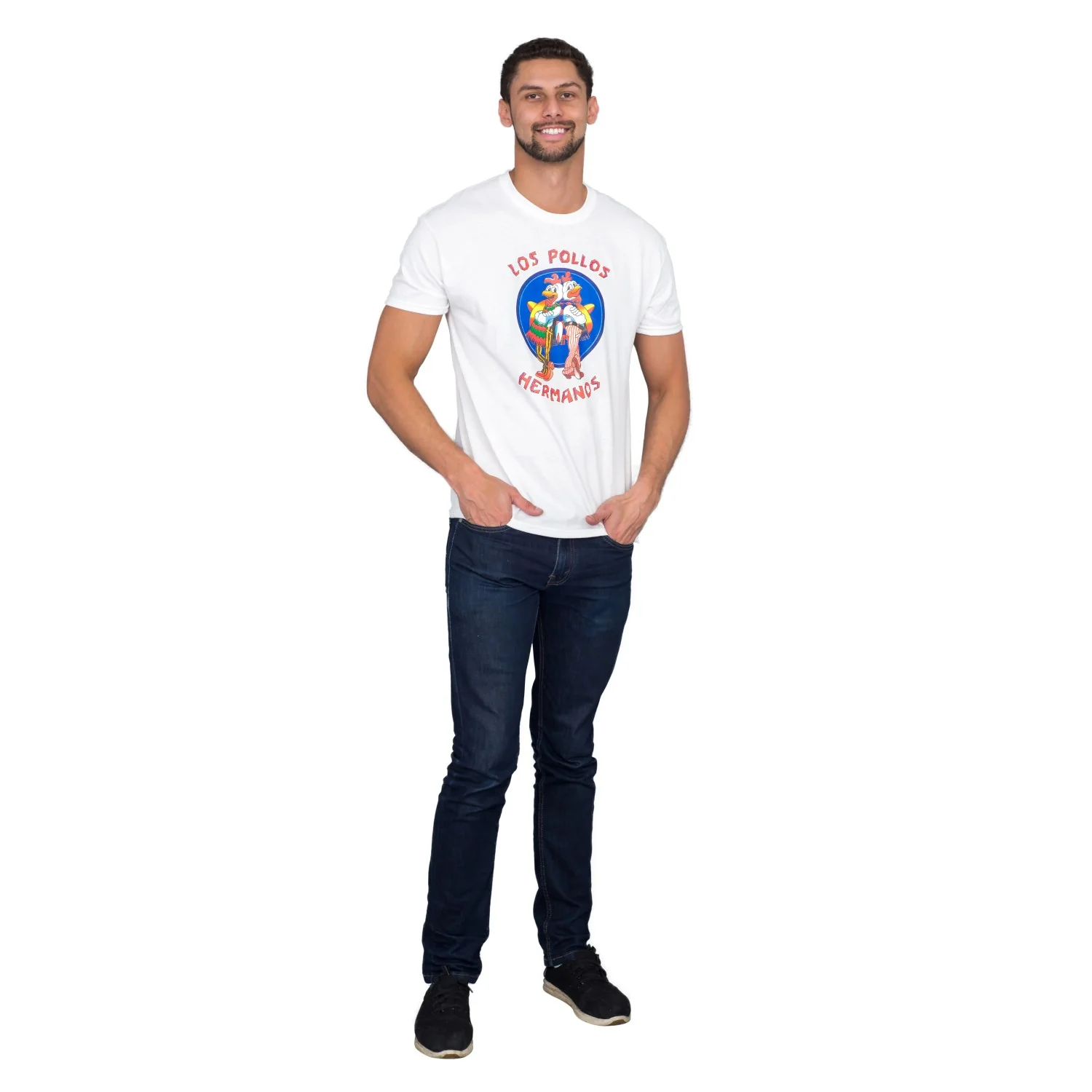 Los Pollos Hermanos Logo Adult T-Shirt - Image 9
