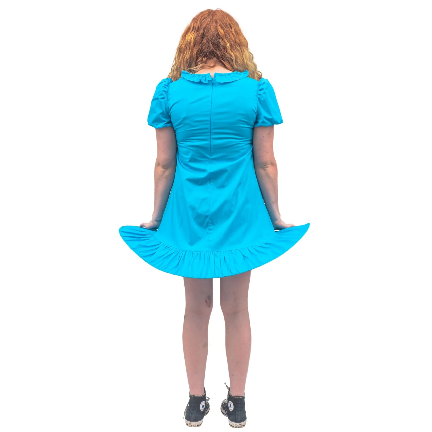 Lucy Blue Dress Women's Halloween Costume Cosplay - Image 5