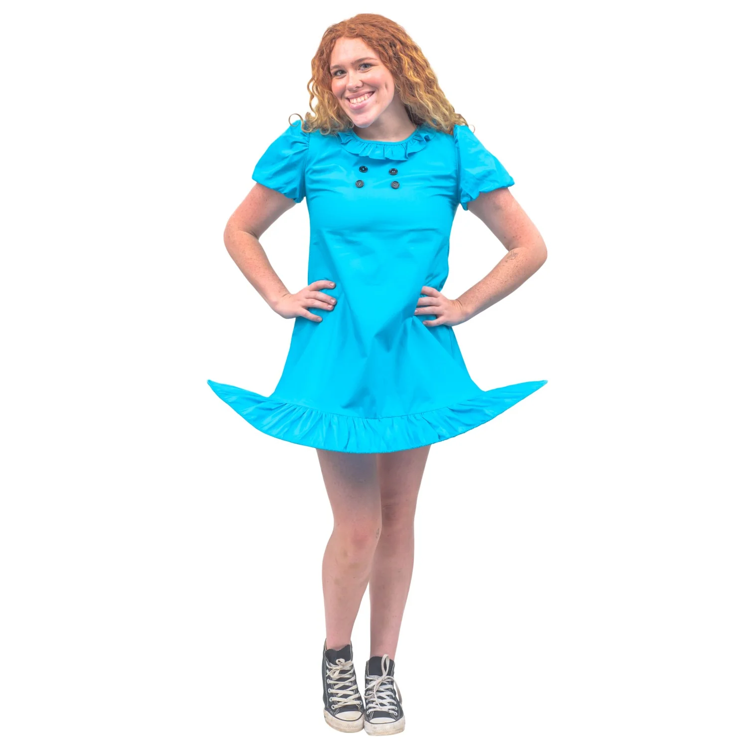 Lucy Blue Dress Women's Halloween Costume Cosplay - Image 6