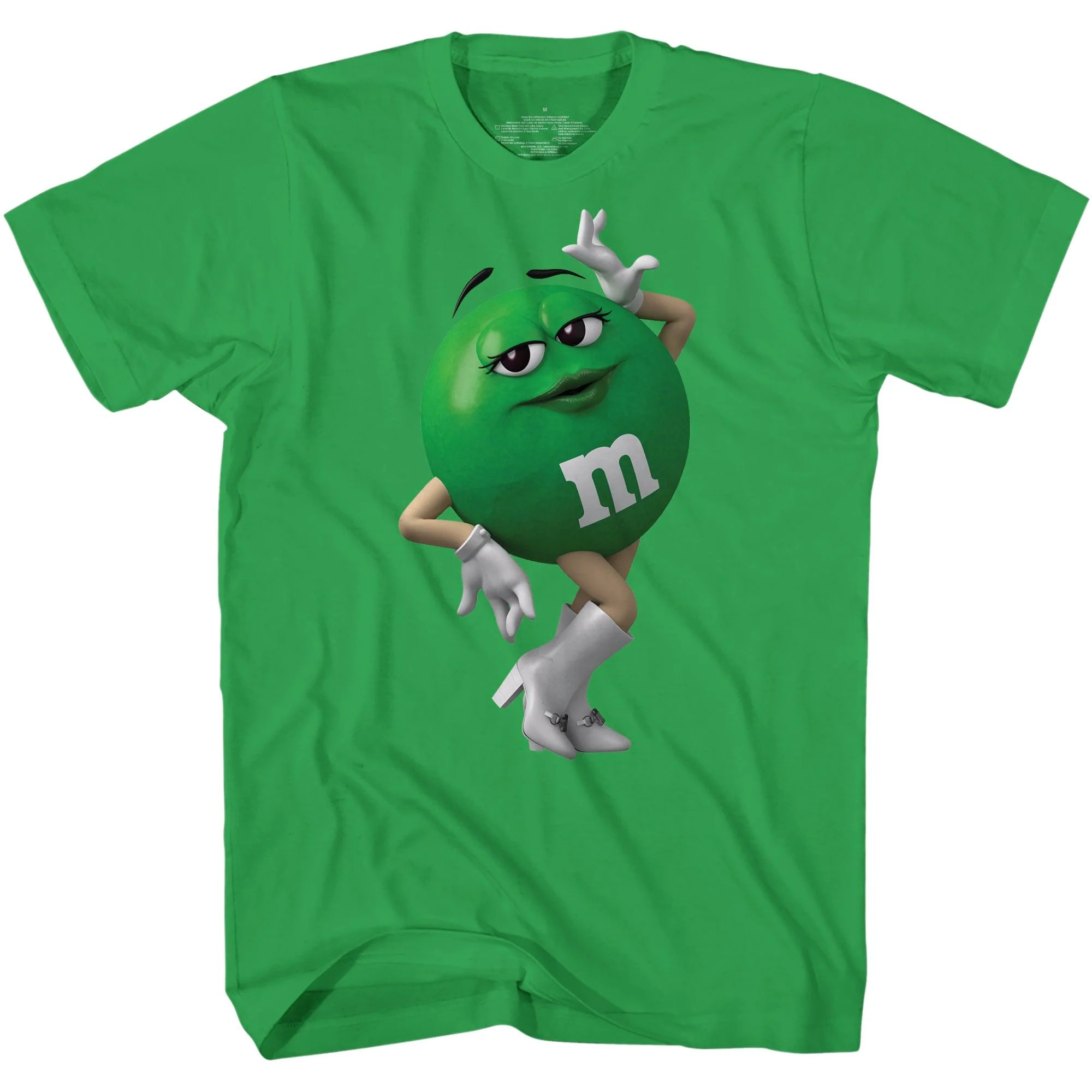 M&M's Candy Character Face Adult T-Shirt - Image 3