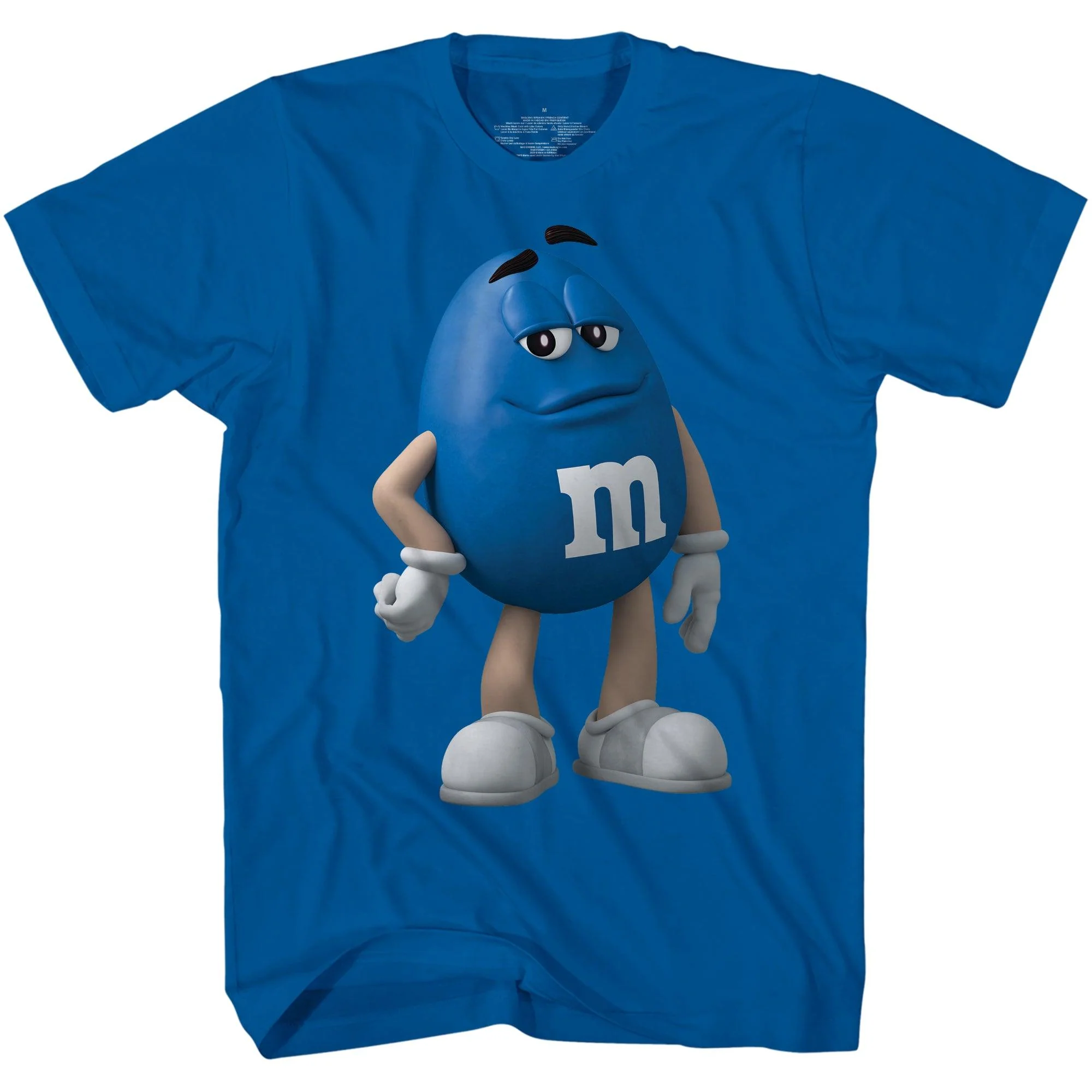 M&M's Candy Character Face Adult T-Shirt - Image 5