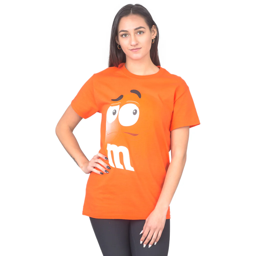 M&M's Candy Silly Character Face Adult T-Shirt - Image 5
