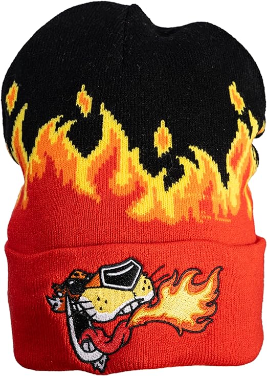 Mad Engine Chester Cheetos Beanie Hat Fire Breather - Image 5