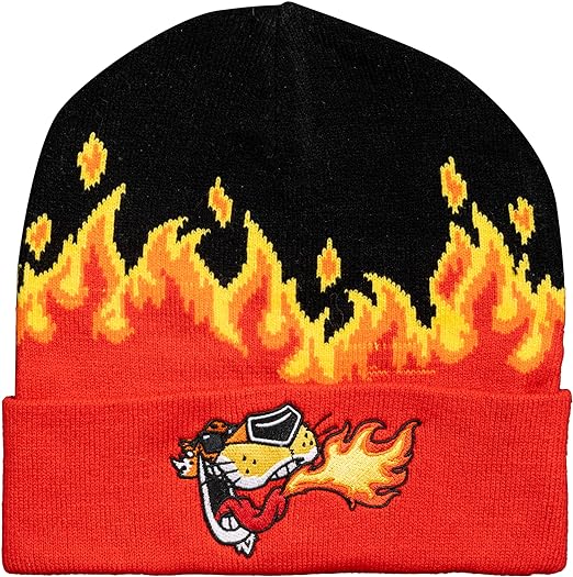 Mad Engine Chester Cheetos Beanie Hat Fire Breather - Image 9